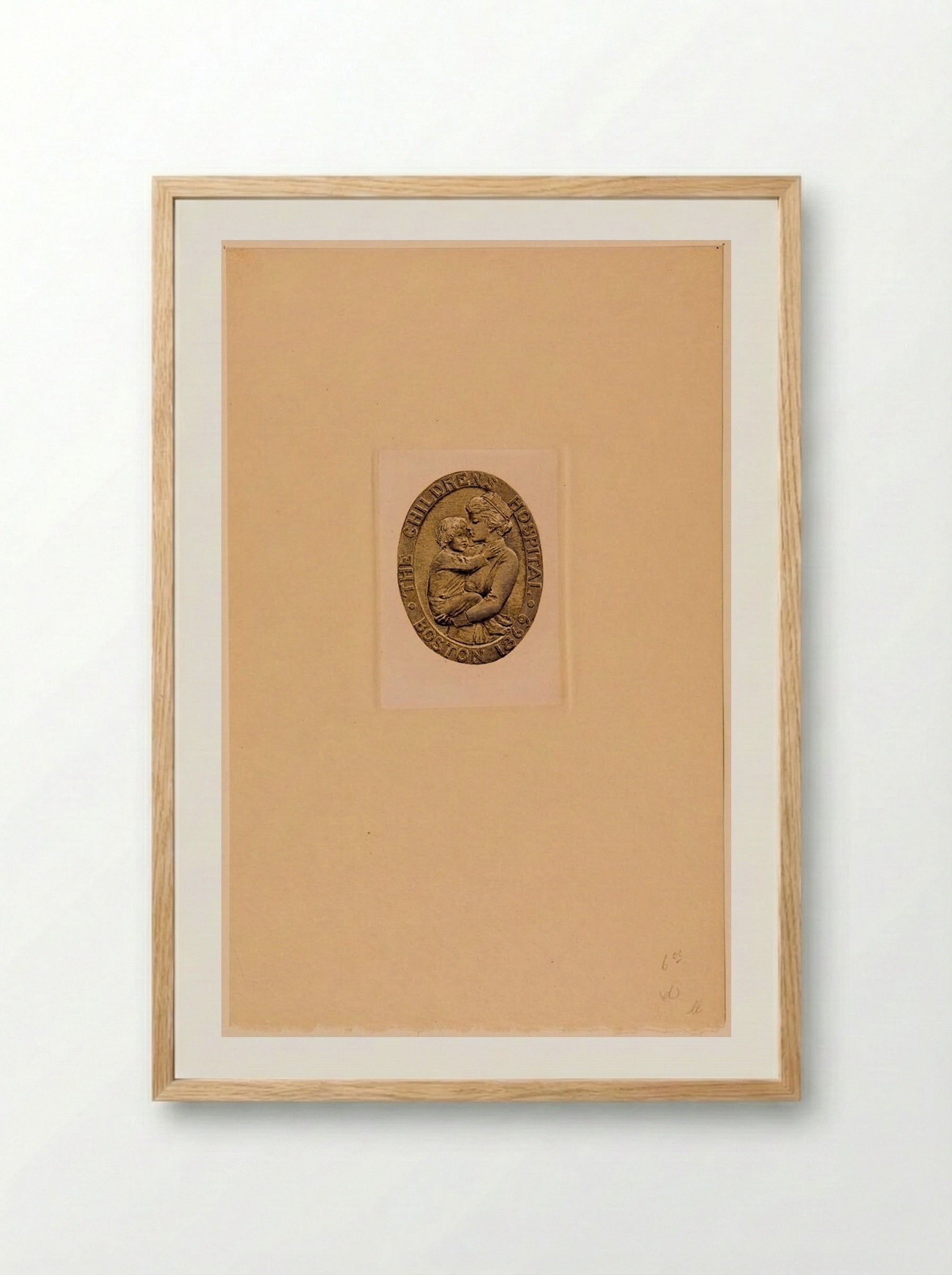 Bookplate of the Children's Hospital, Boston - Sidney L. Smith - Framed Print Wood