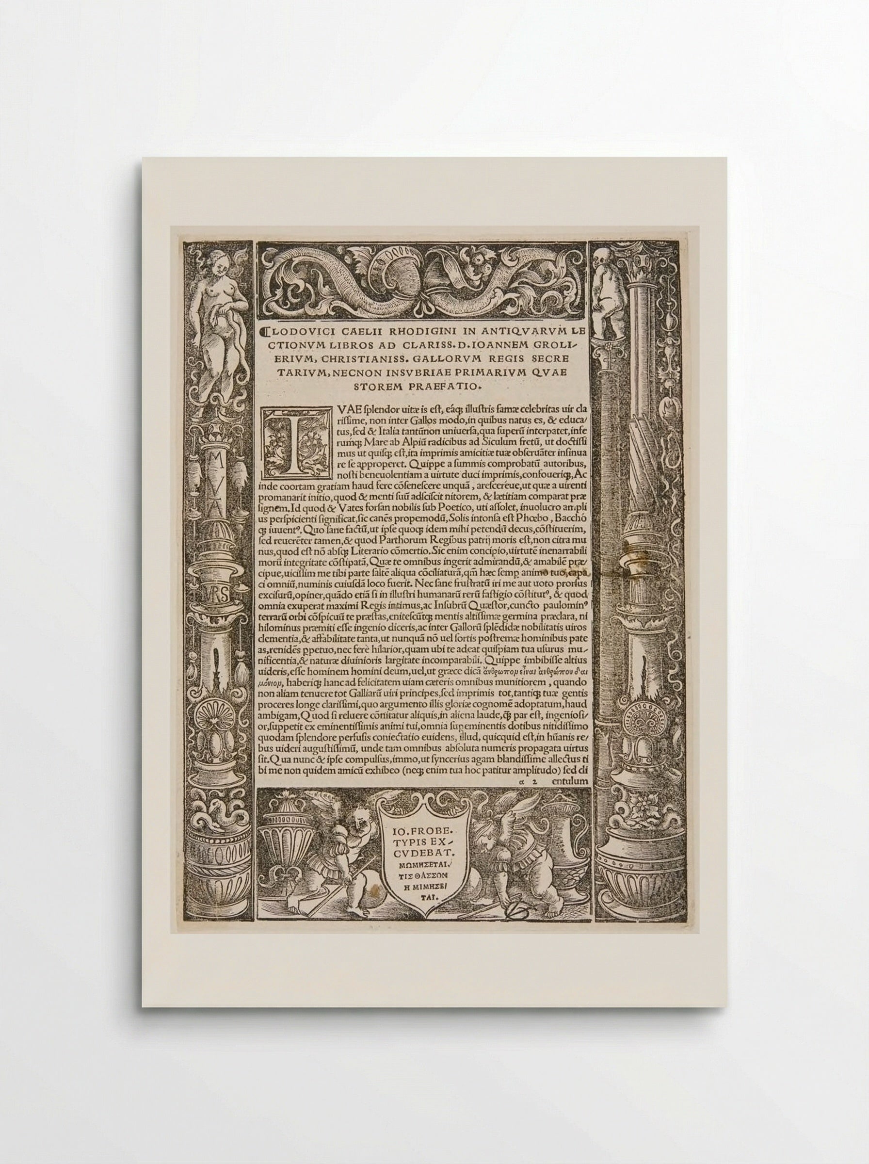 Border Composed of Four Blocks - Urs Graf - Poster