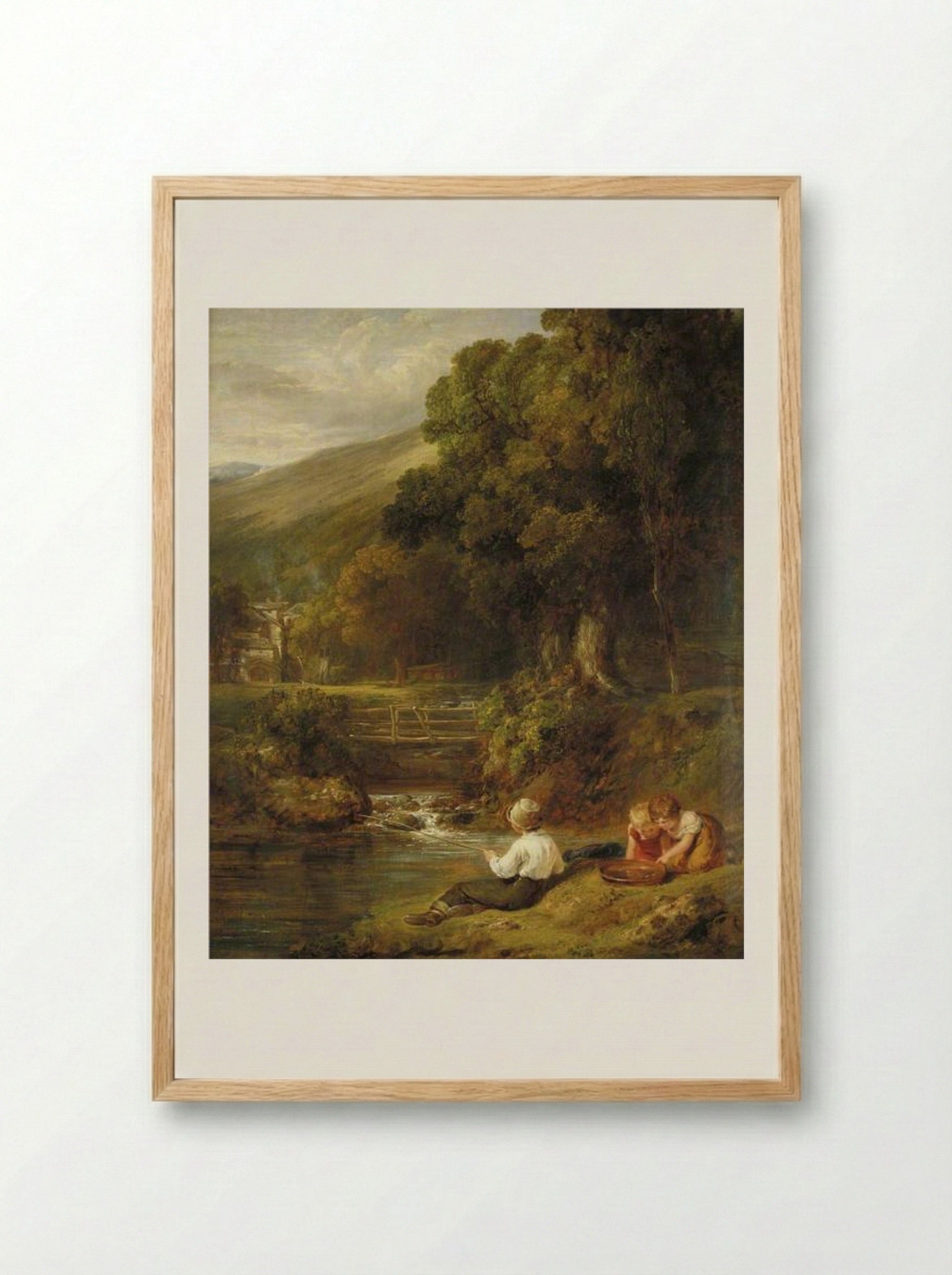 Borrowdale, Cumbria - William Collins - Framed Print Wood