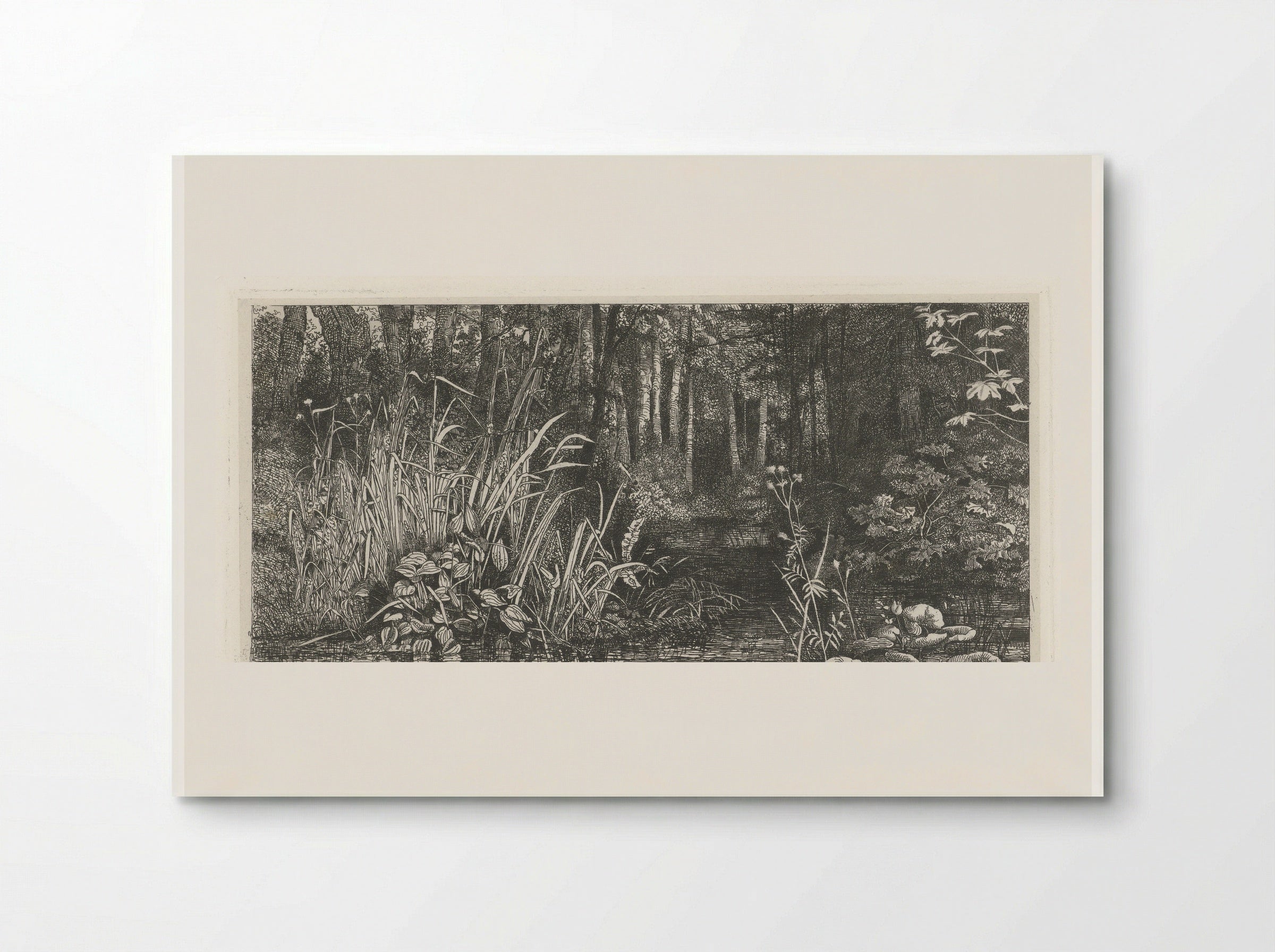 Bosbeekje (Woodland Stream) - Jacobus Ludovicus Cornet - Poster