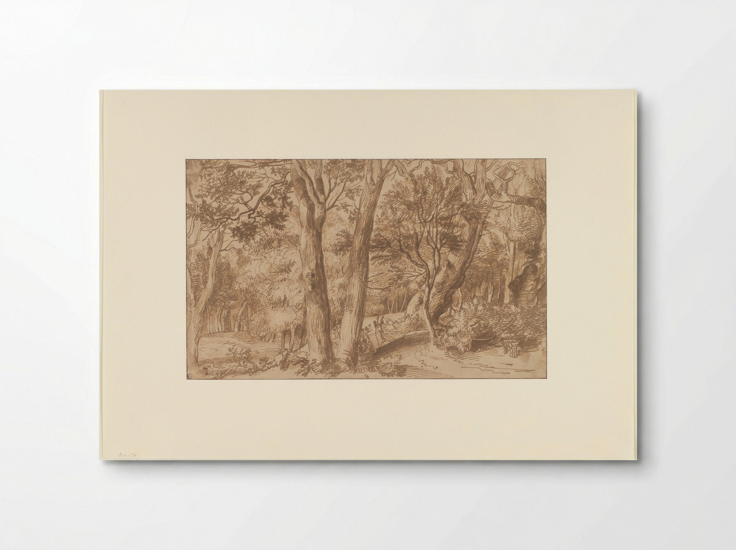 Boslandschap met een hert - Jan Lievens - Poster