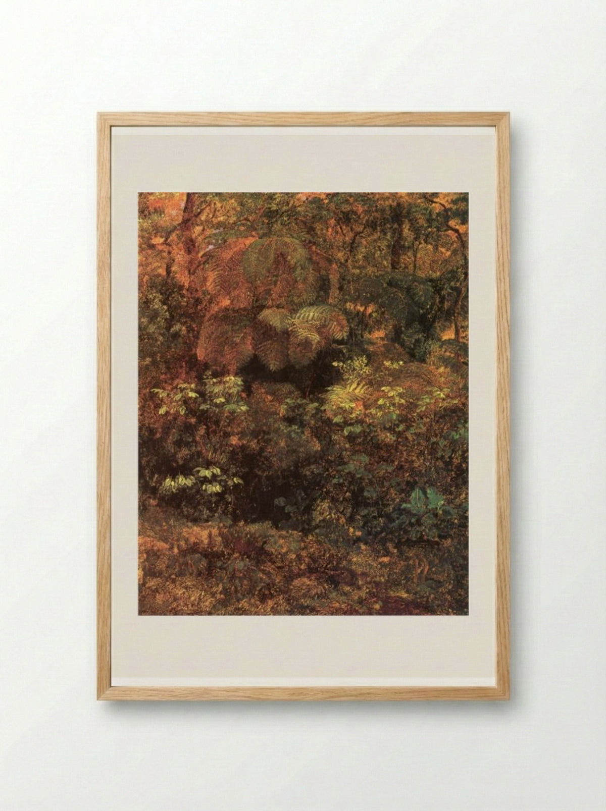 Bosque de Pacho - José María Velasco - Framed Print Wood