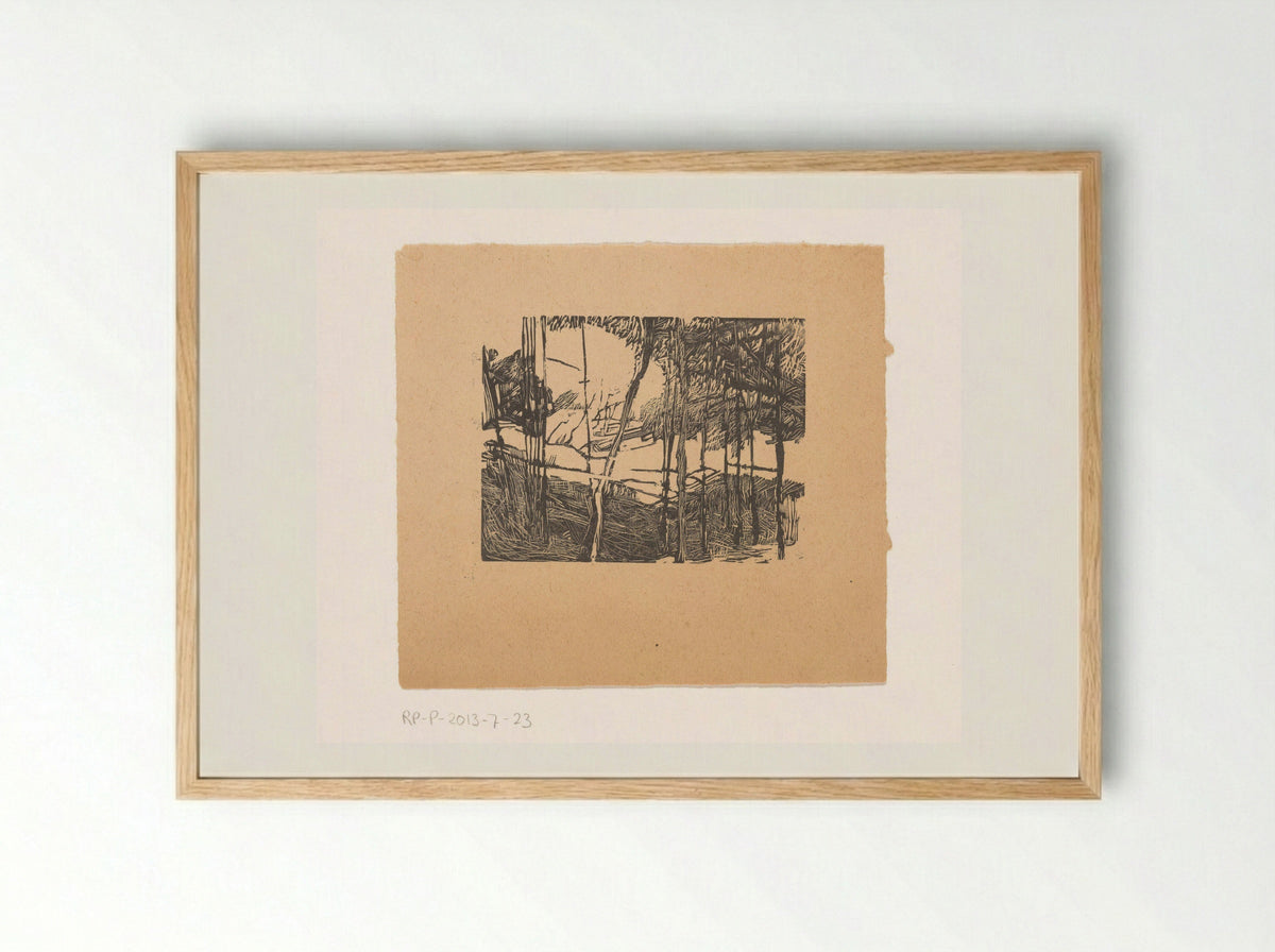 Bosrand - Wendelien Schönfeld - Framed Print Wood