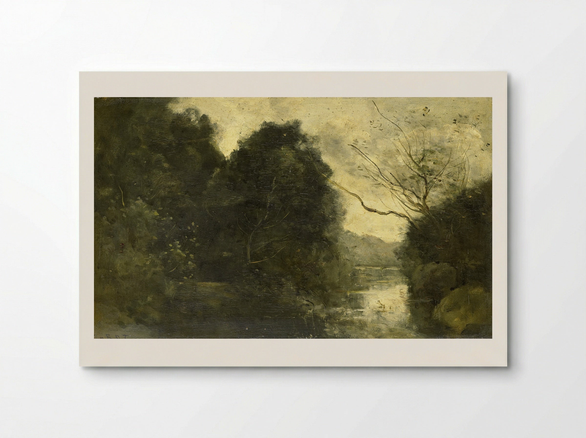 Bosvijver (Forest Pond) - Camille Corot - Poster