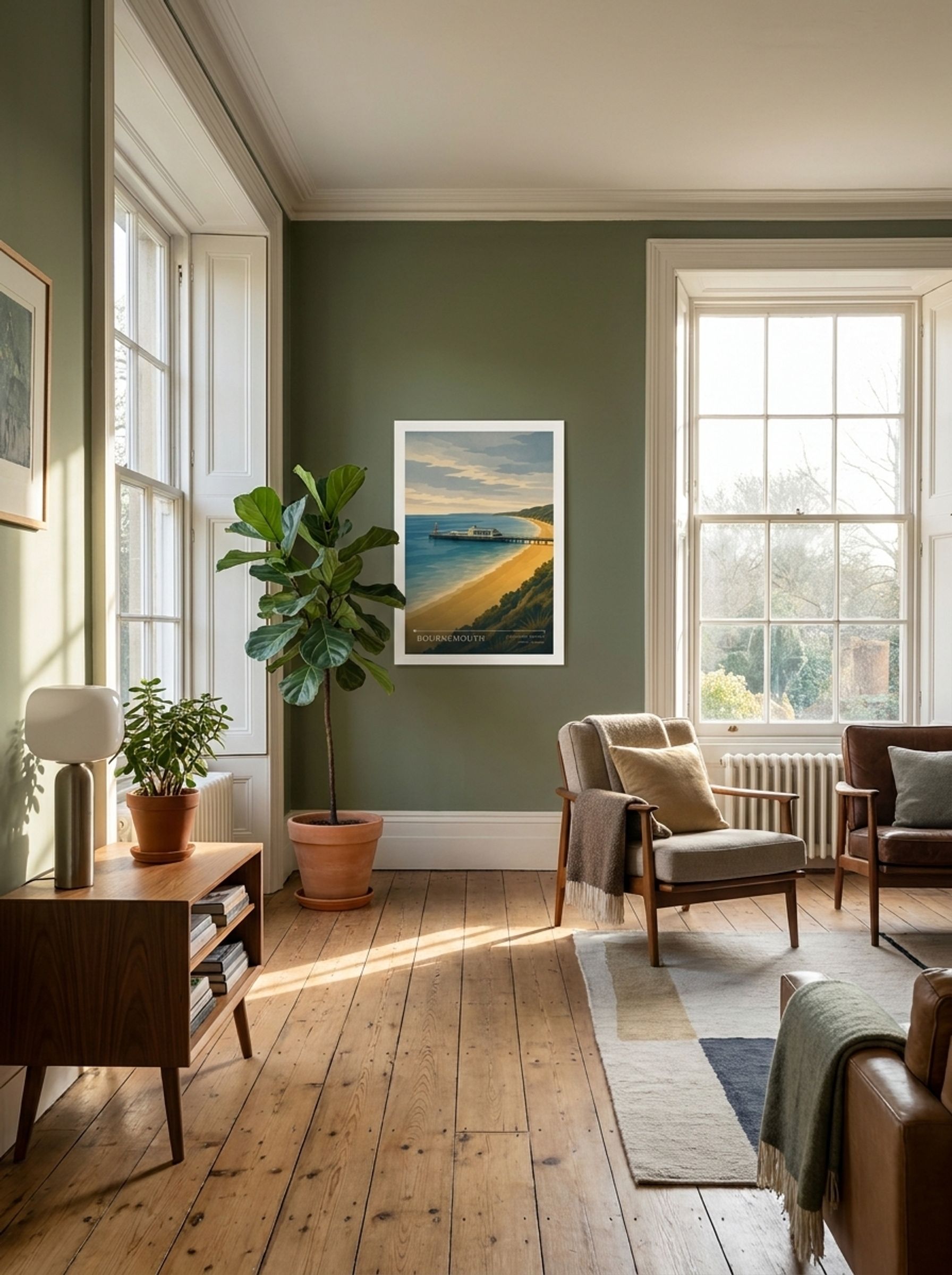 Bournemouth Travel Poster Artwork - Lifestyle