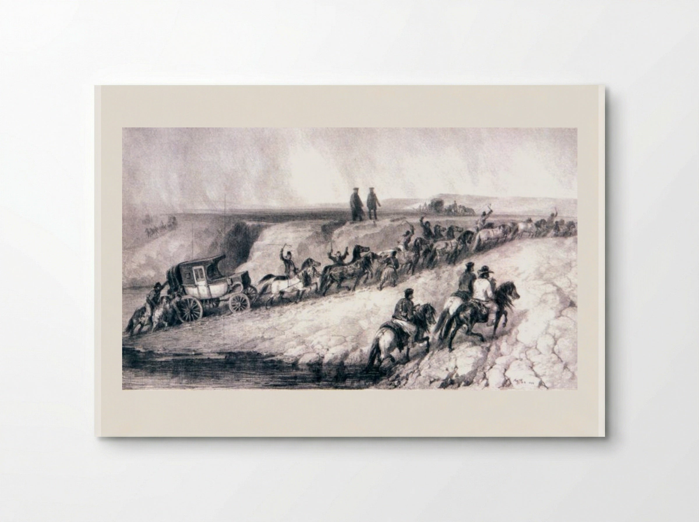 Bouzeo Passage - Denis-Auguste-Marie Raffet - Poster