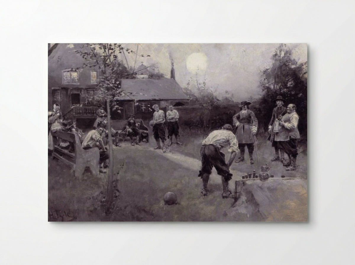 Bowling - Howard Pyle - Poster