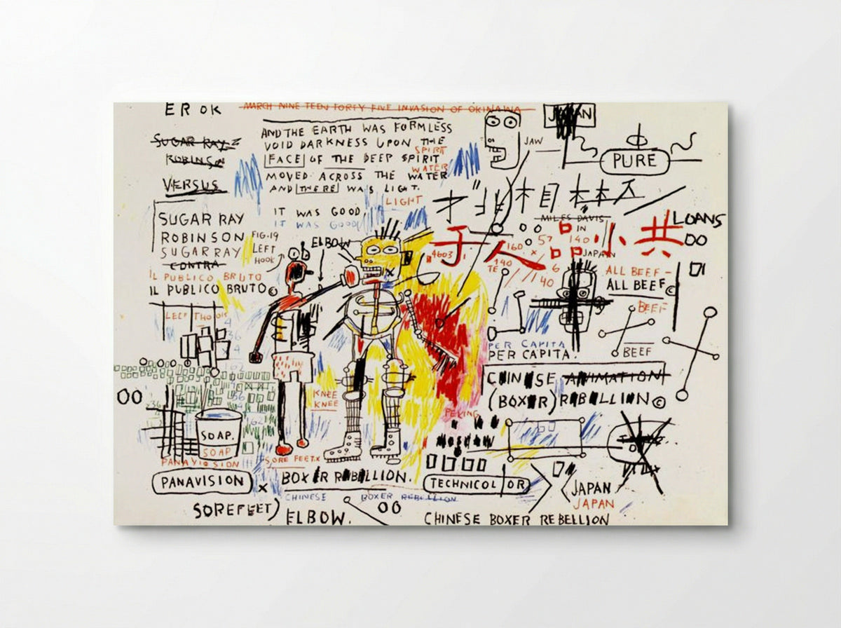 Boxer Rebellion - Jean-Michel Basquiat - Poster