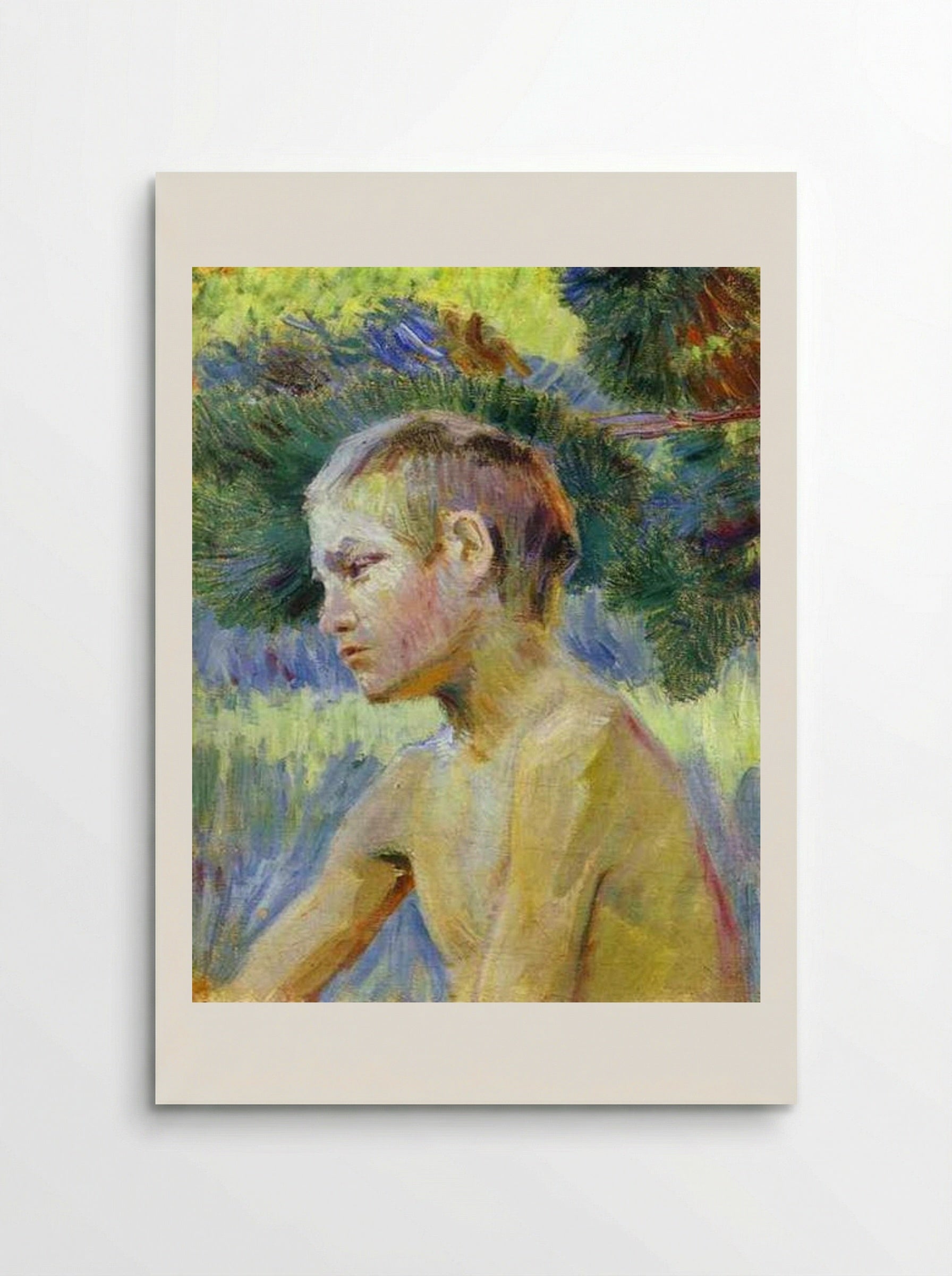 Boy Seated - Victor Borisov-Musatov - Poster