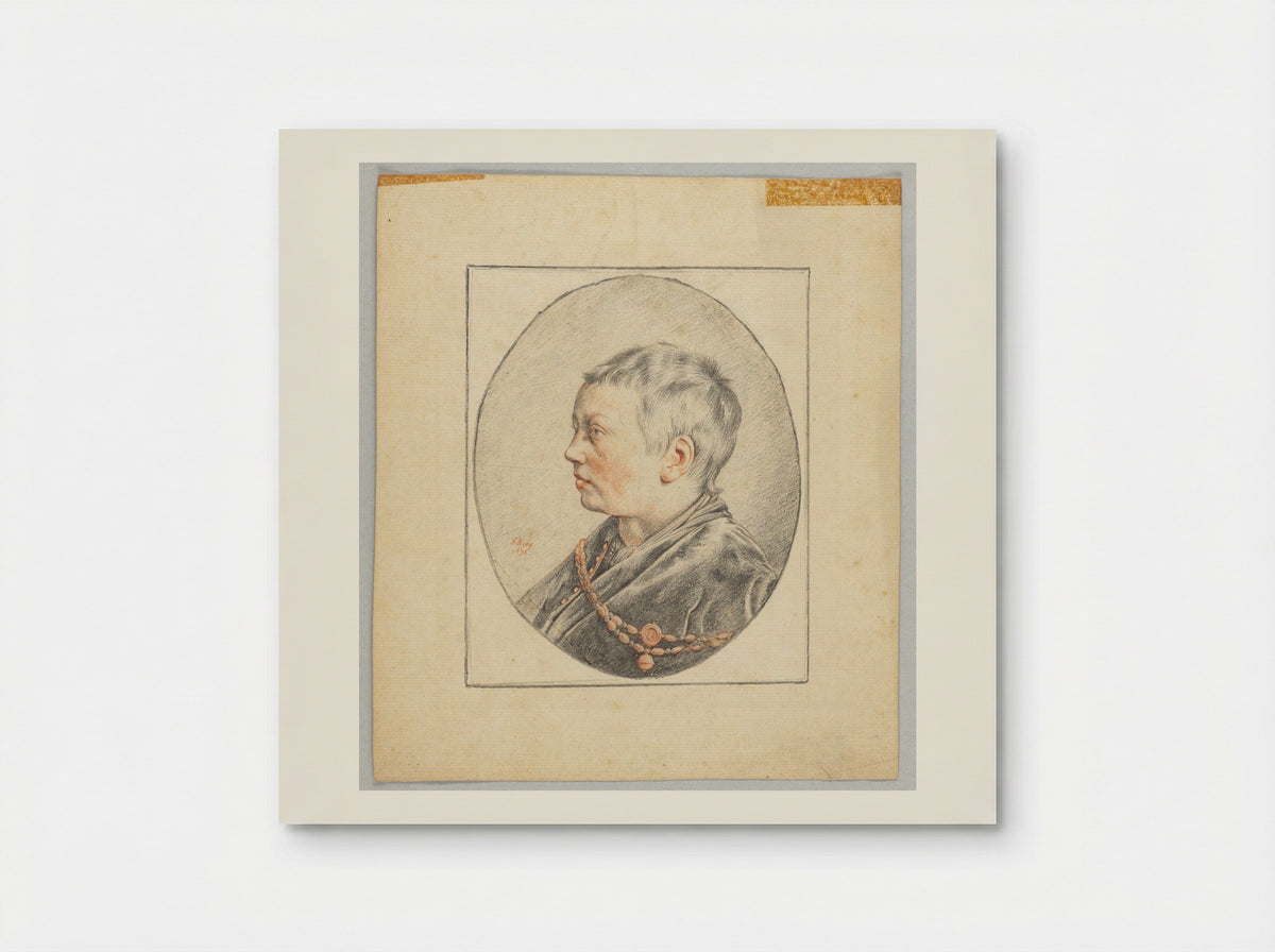 Boy in Profile, facing left - Salomon de Bray - Poster