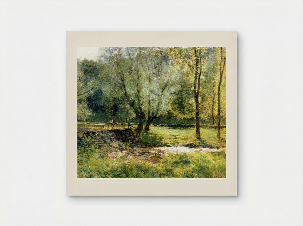 Boys Fishing - Willard Metcalf - Poster