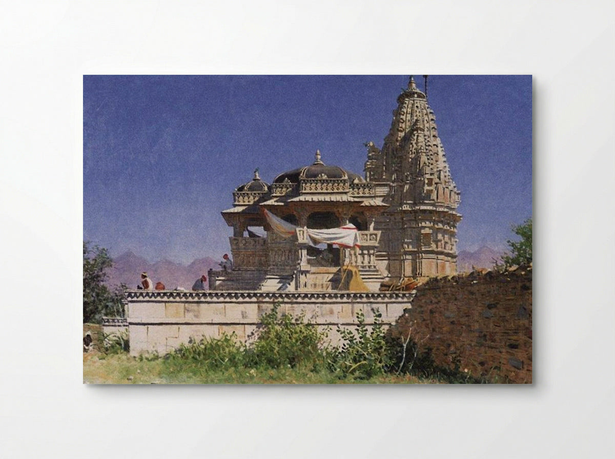 Brahminic Temple in Adelnure - Vasily Vereshchagin - Poster