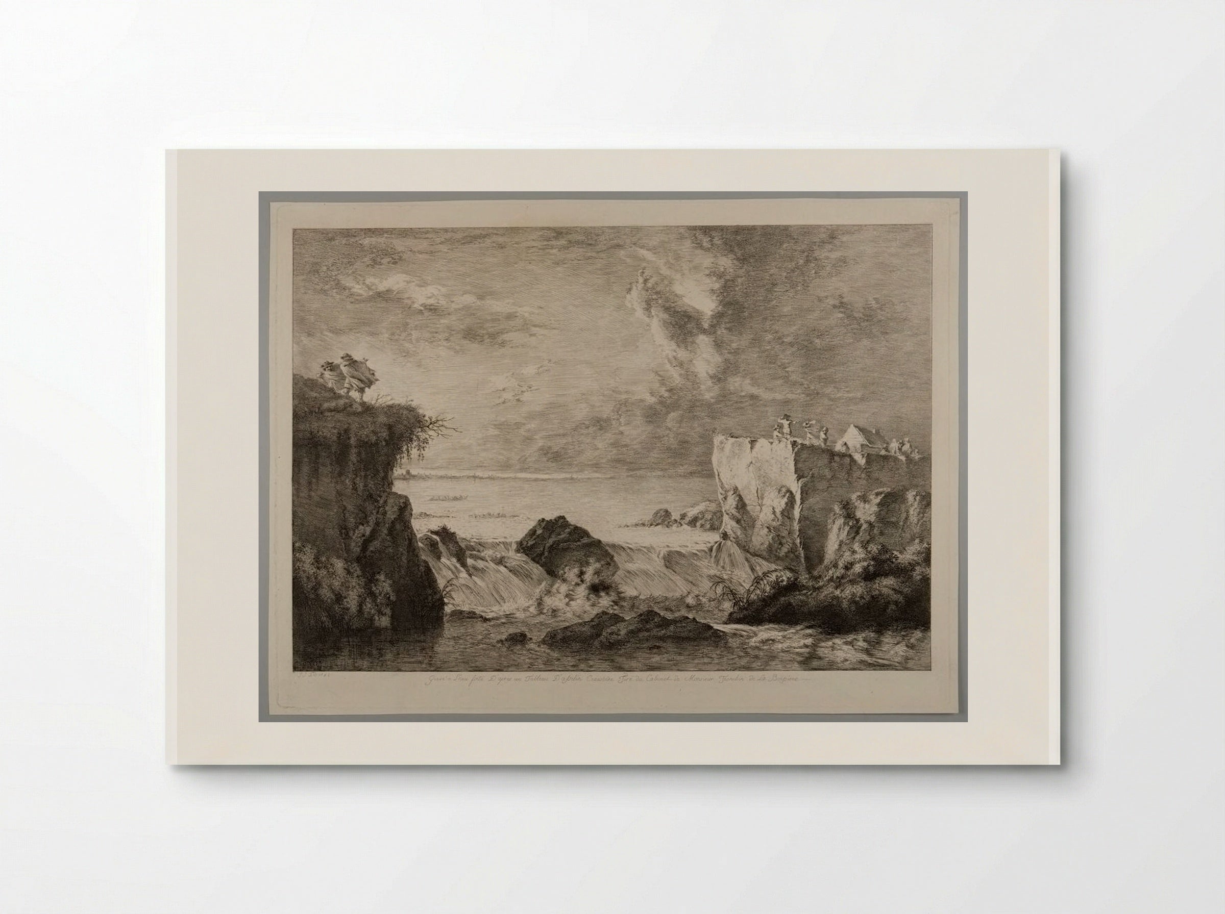 Breach of a Dam in Holland - Jean-Jacques de Boissieu - Poster