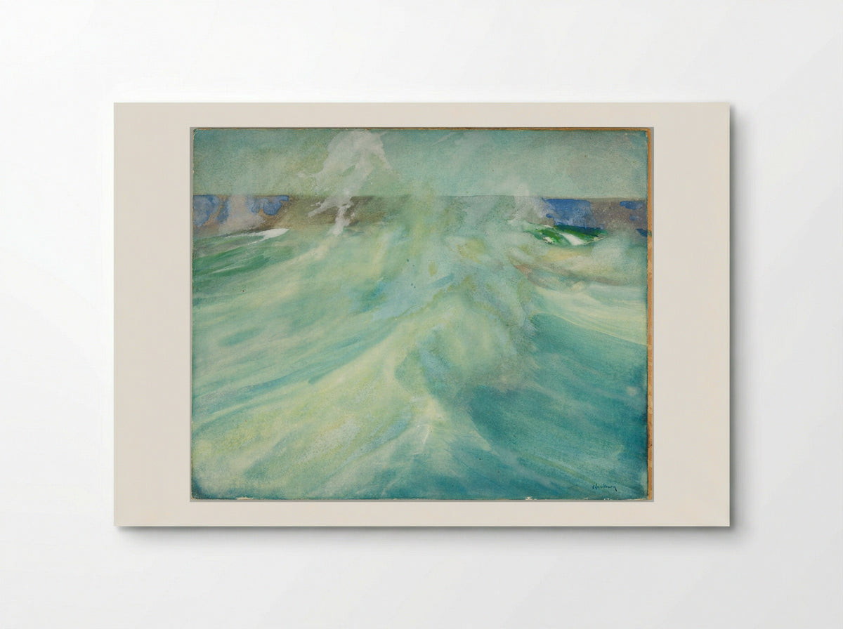 Breaking Wave - Charles Herbert Woodbury - Poster
