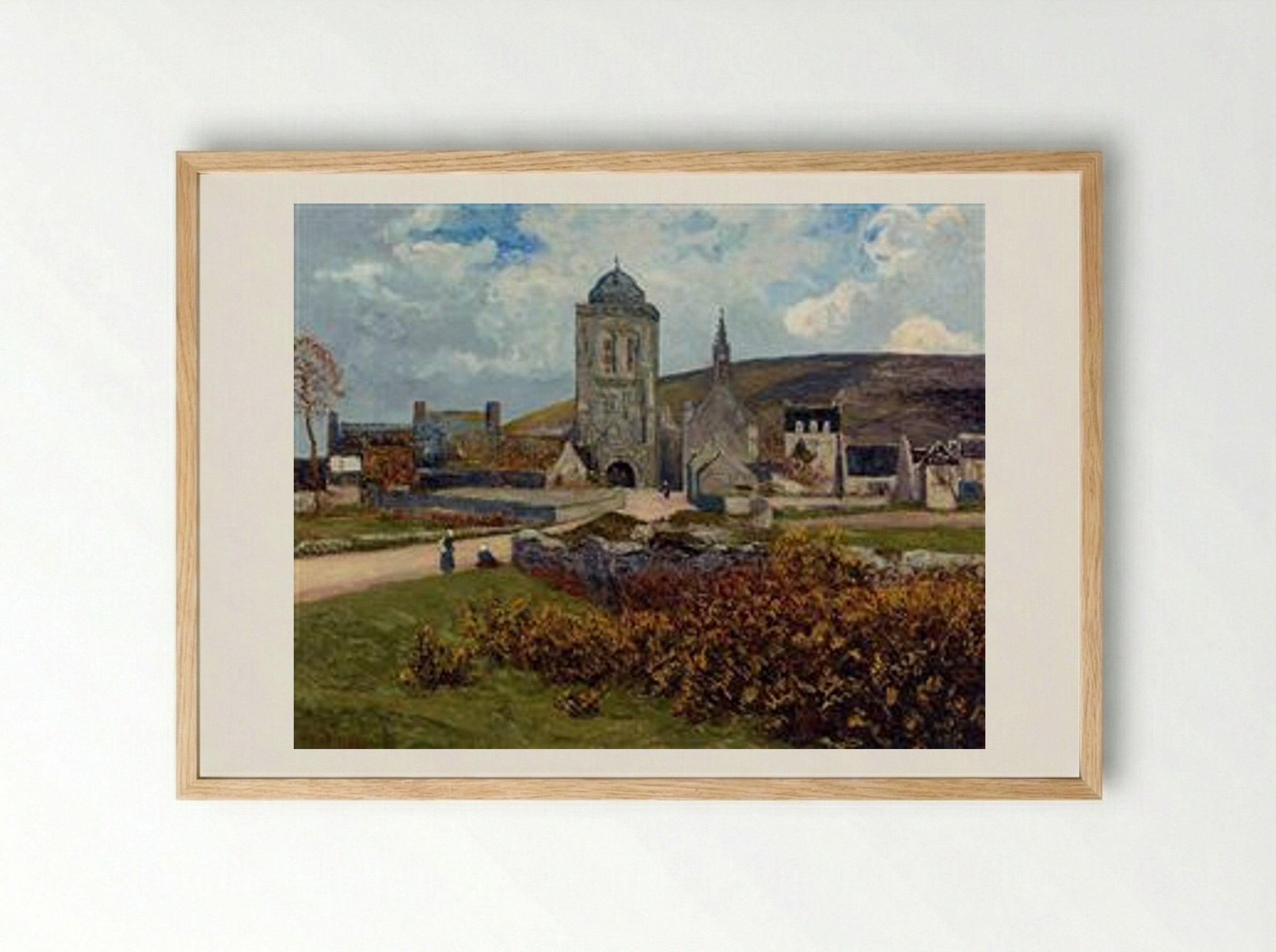 Breton Landscape - Maxime Maufra - Framed Print Wood