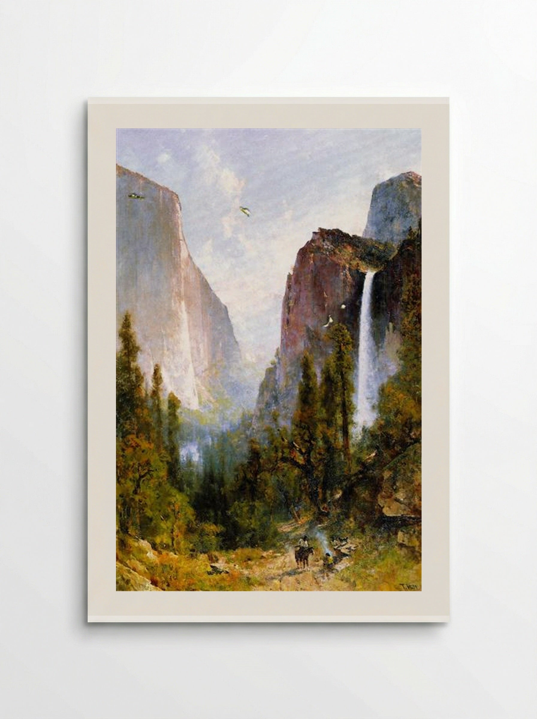 Bridal Veil Fall, Yosemite Valley - Thomas Hill - Poster
