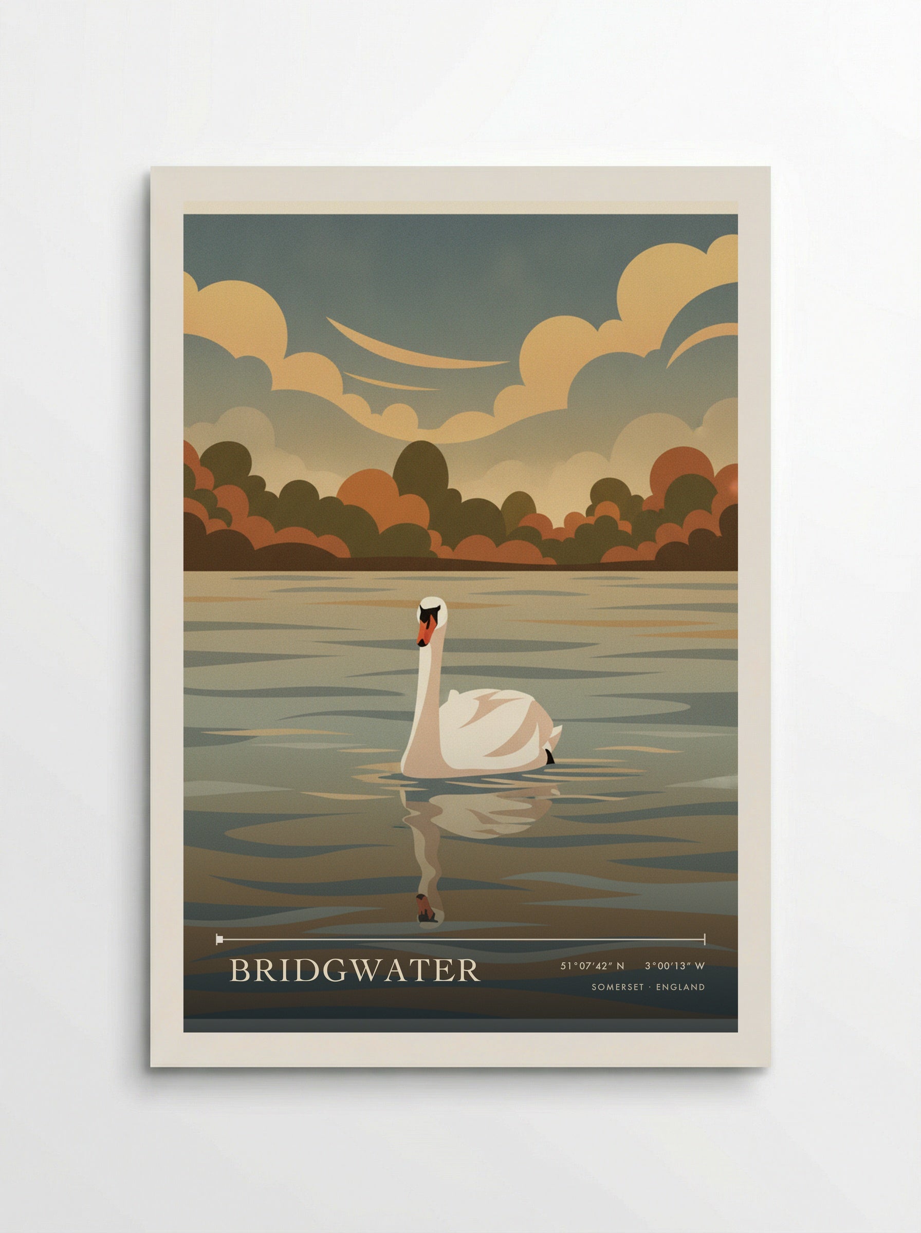 Bridgwater Somerset England Travel Poster - Poster