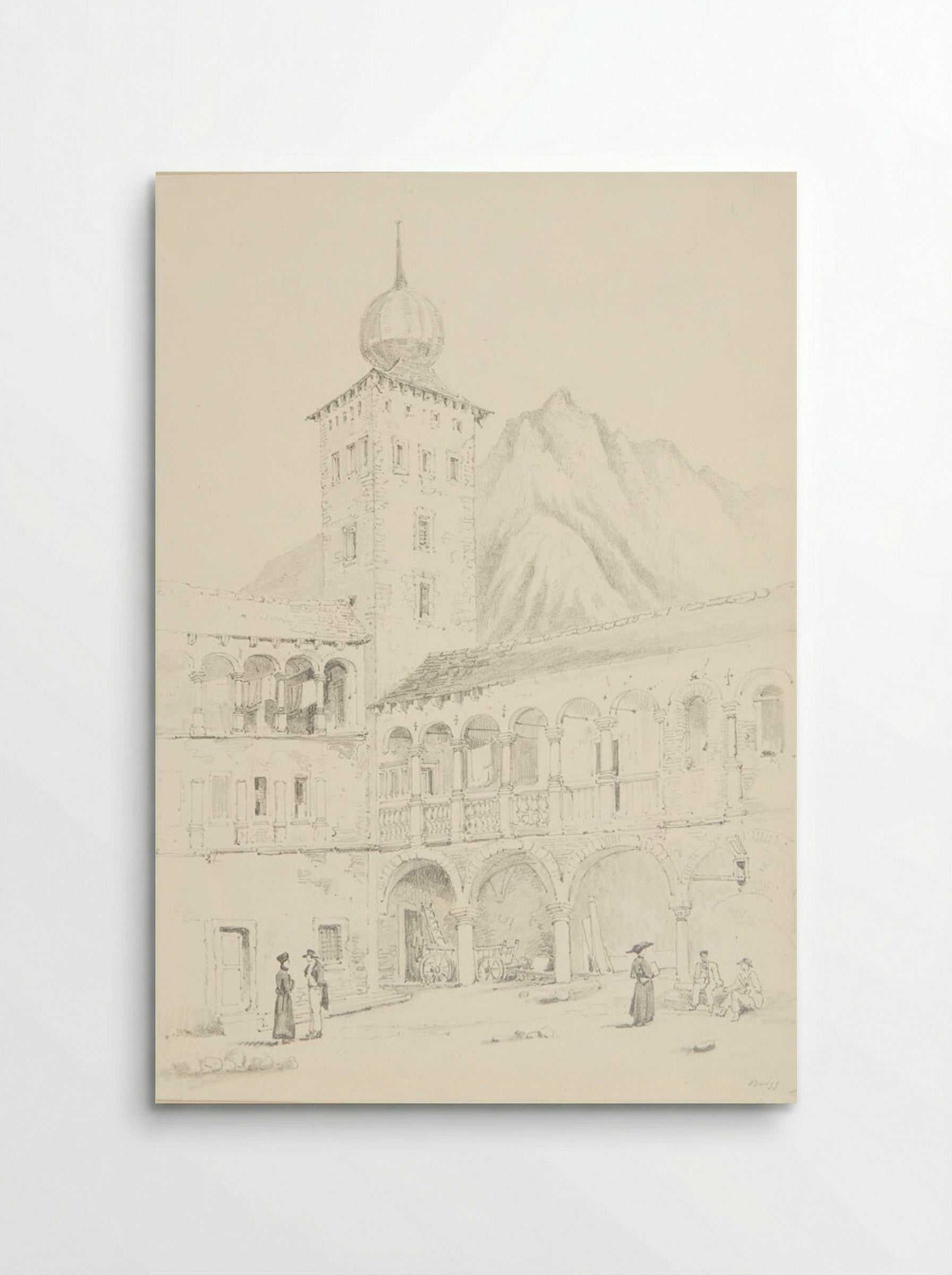 Brieg - Samuel Prout - Poster