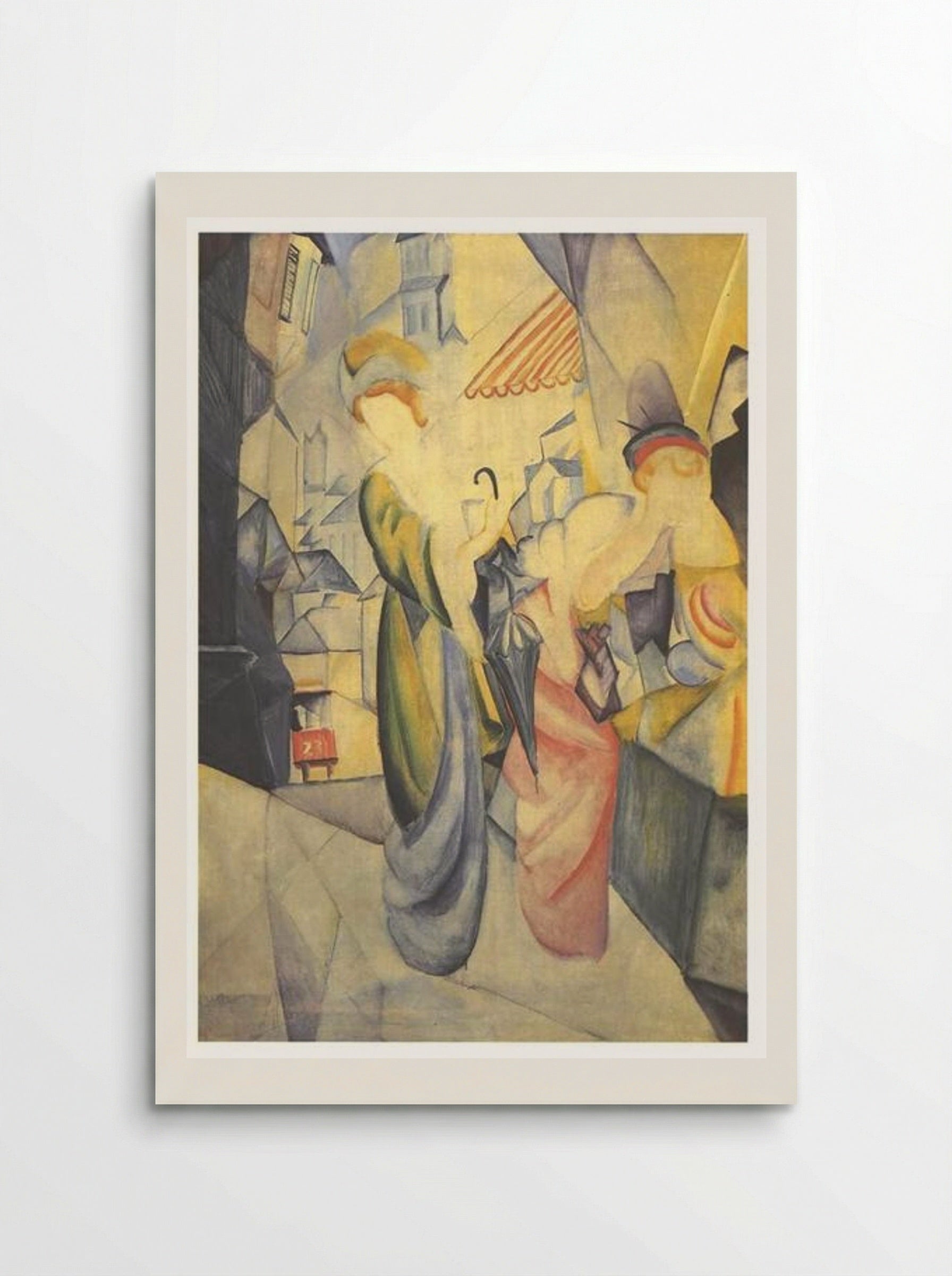 Bright Woman in Front of a Hat Store - August Macke - Poster