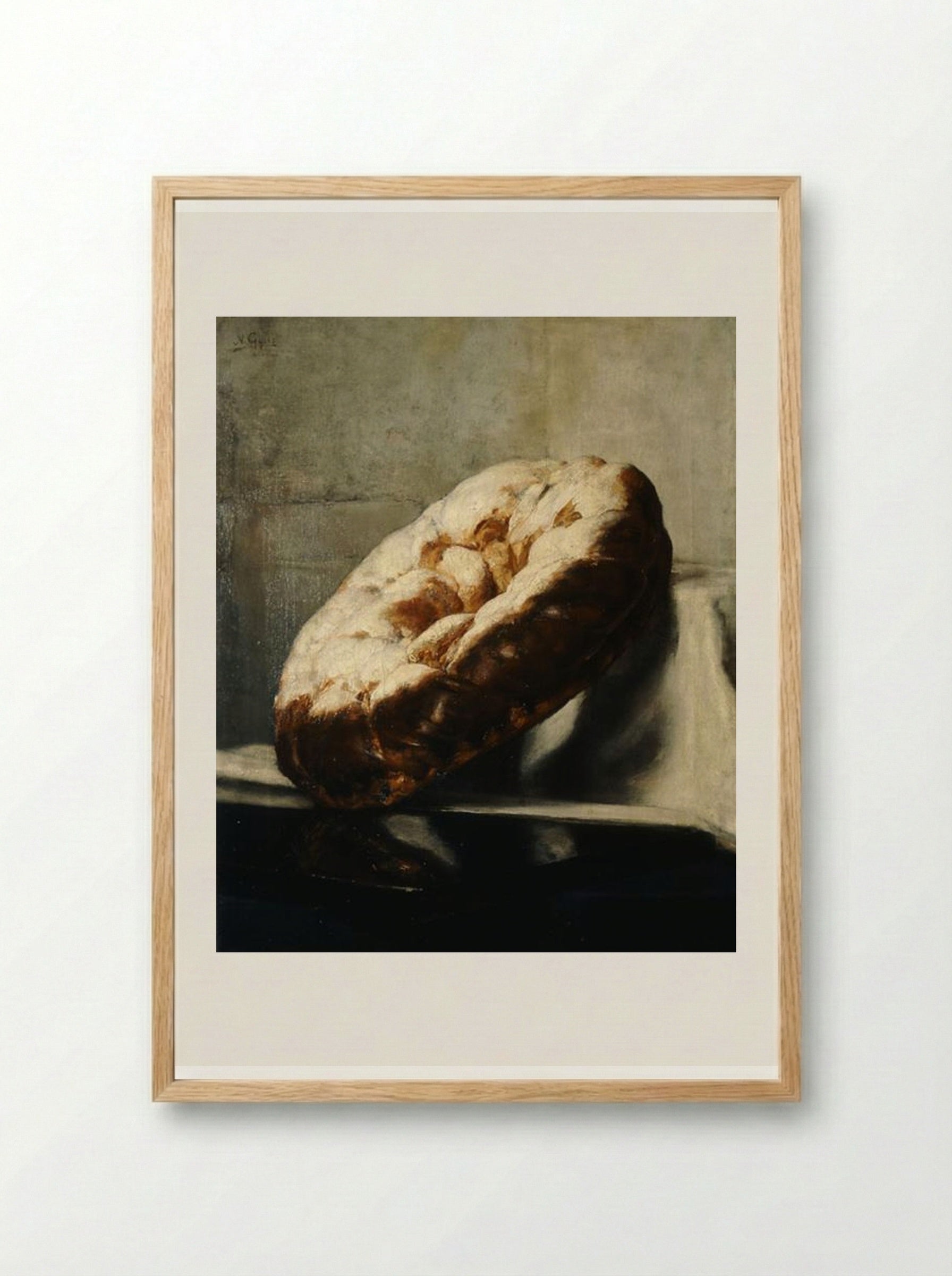 Brioche - Nikolaos Gyzis - Framed Print Wood