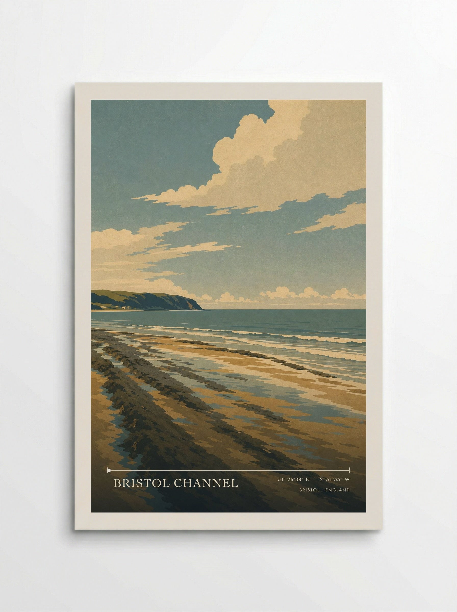 Bristol Channel England Travel Poster - Poster