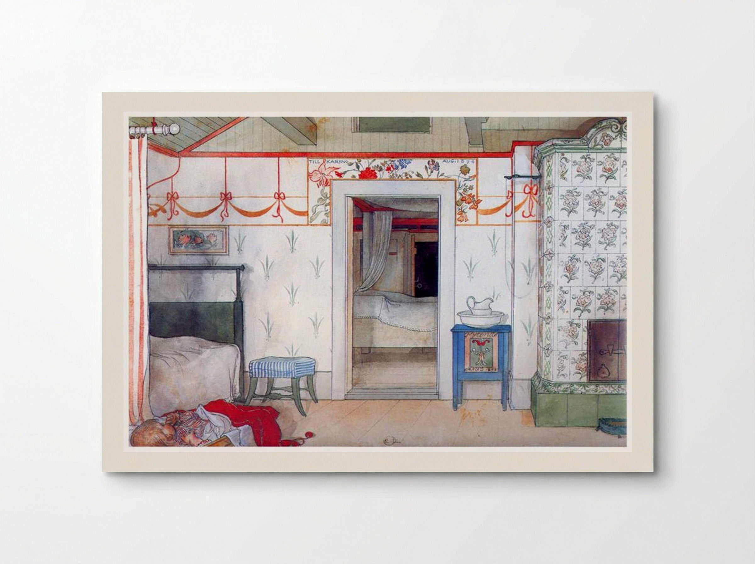 Brita's Forty Winks - Carl Larsson - Poster