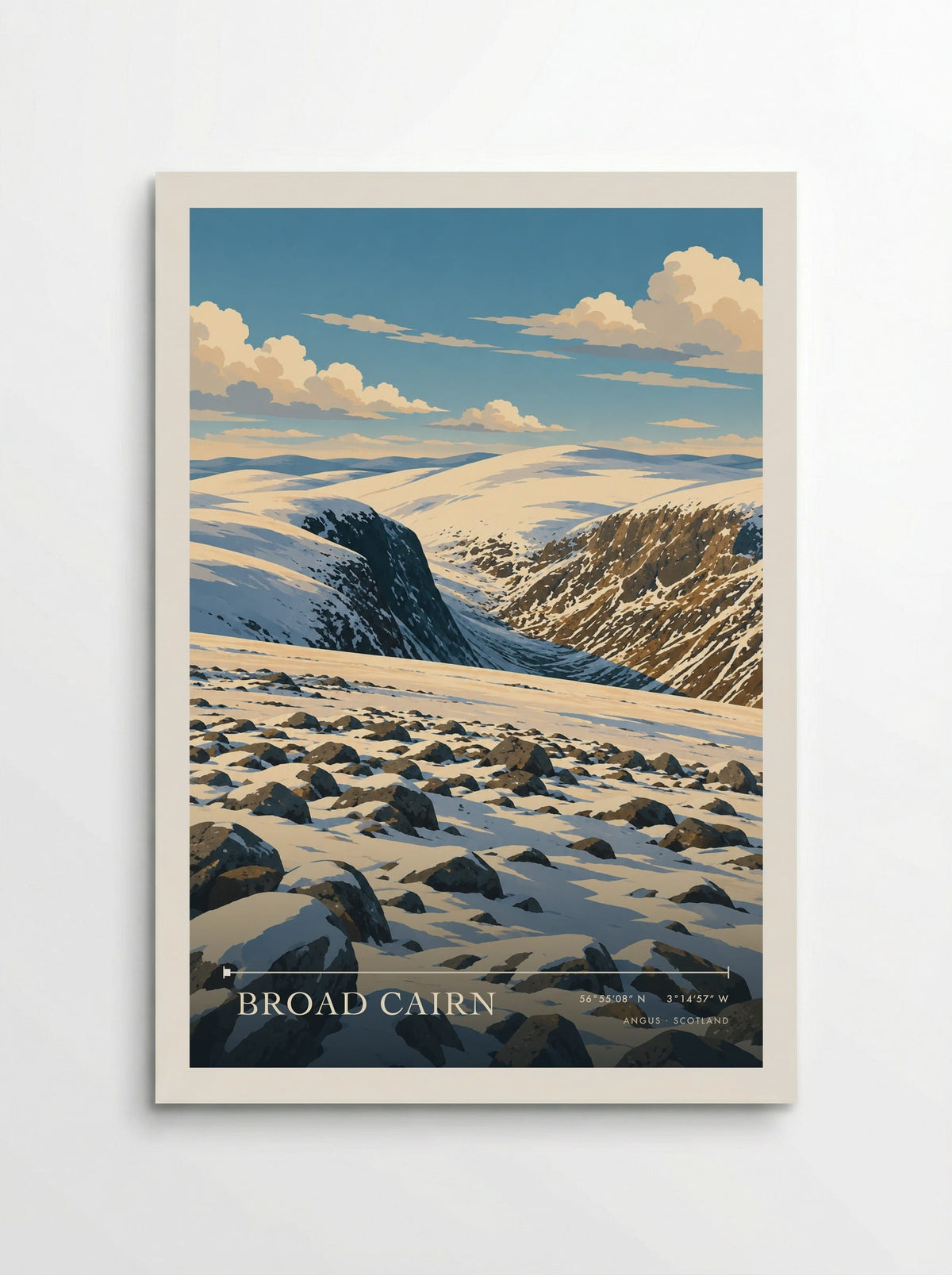 Broad Cairn, Angus | Travel Poster - Poster