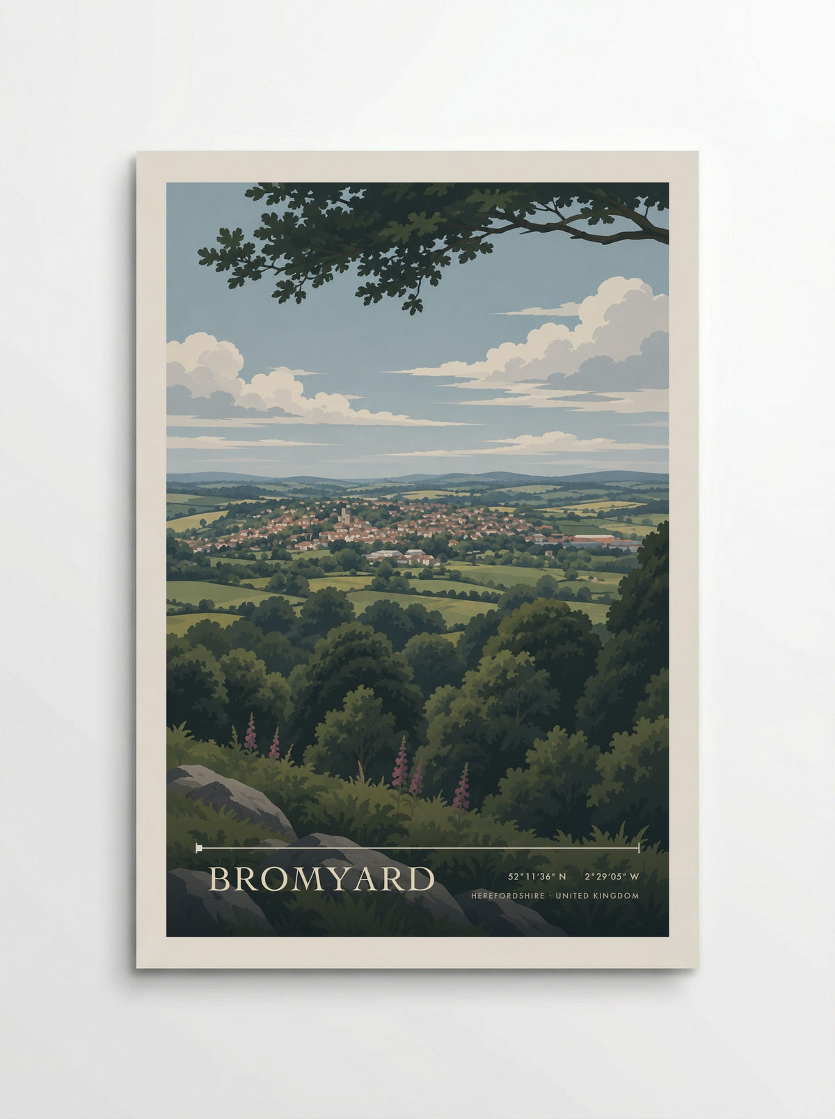 Bromyard, Herefordshire | Travel Poster - Poster