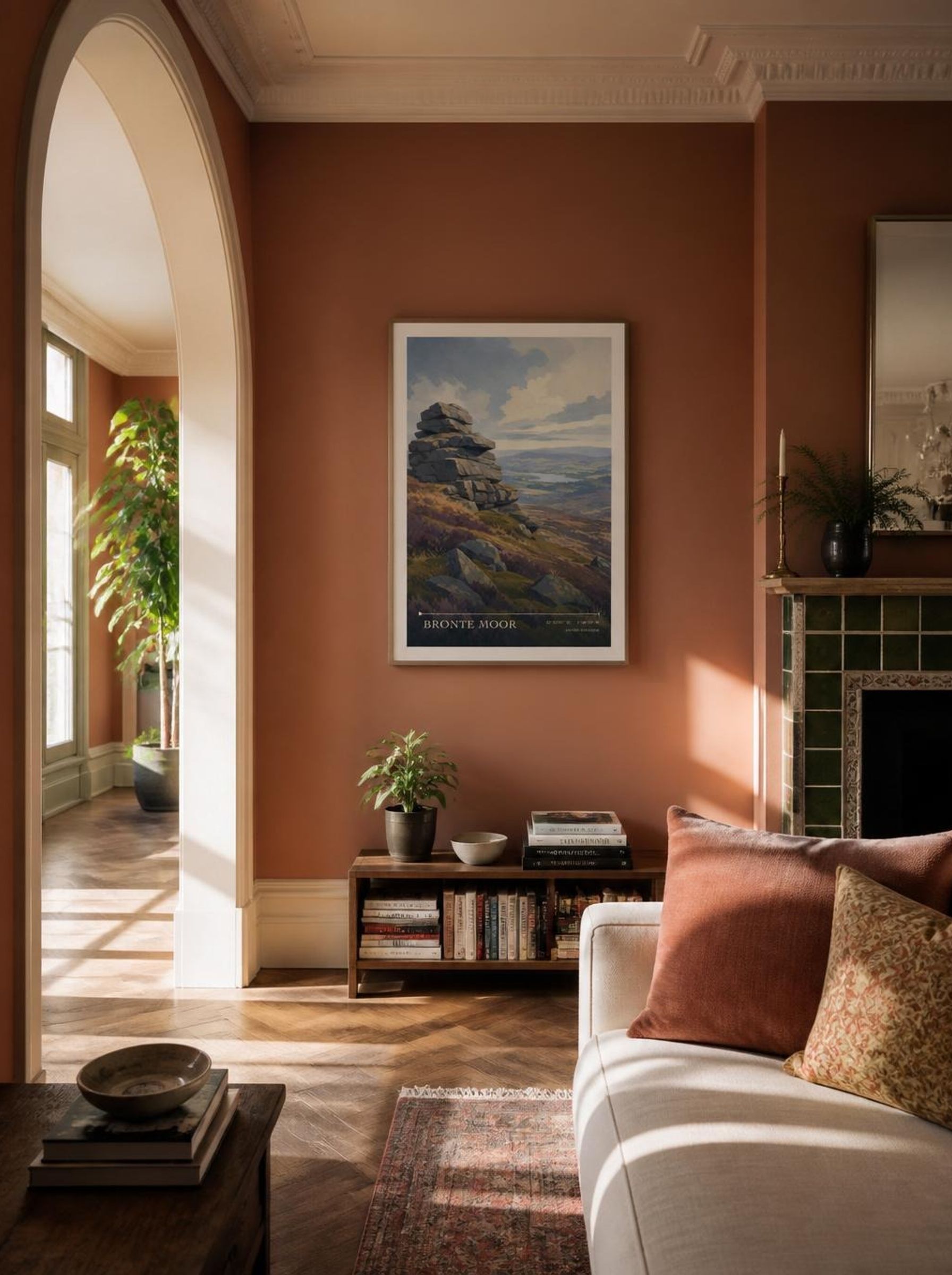 Bronte Moor United Kingdom Travel Poster - Lifestyle