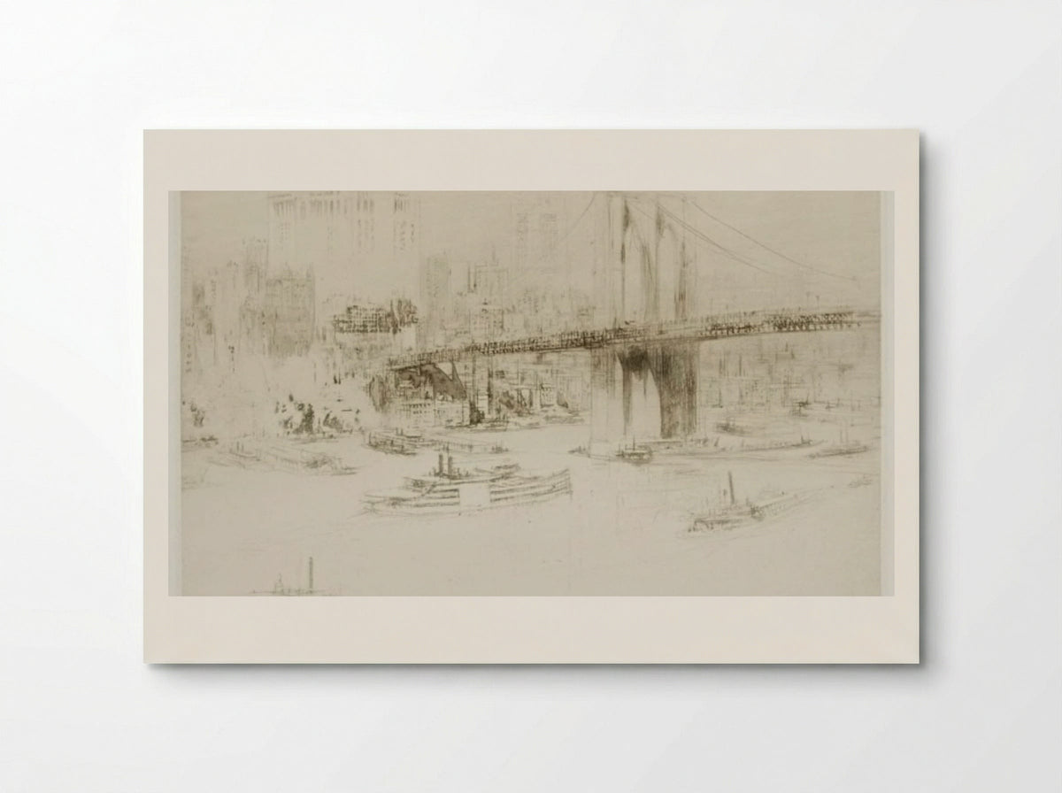 Brooklyn Bridge - William Walcot - Poster