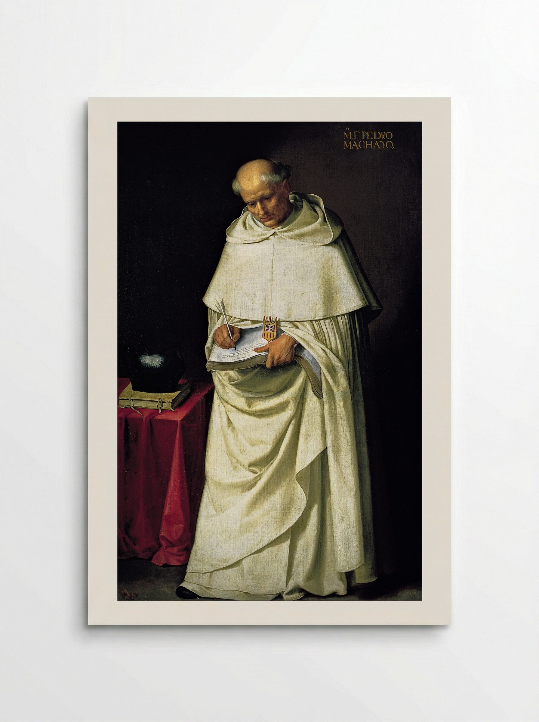 Brother Pedro Machado - Francisco de Zurbarán - Poster