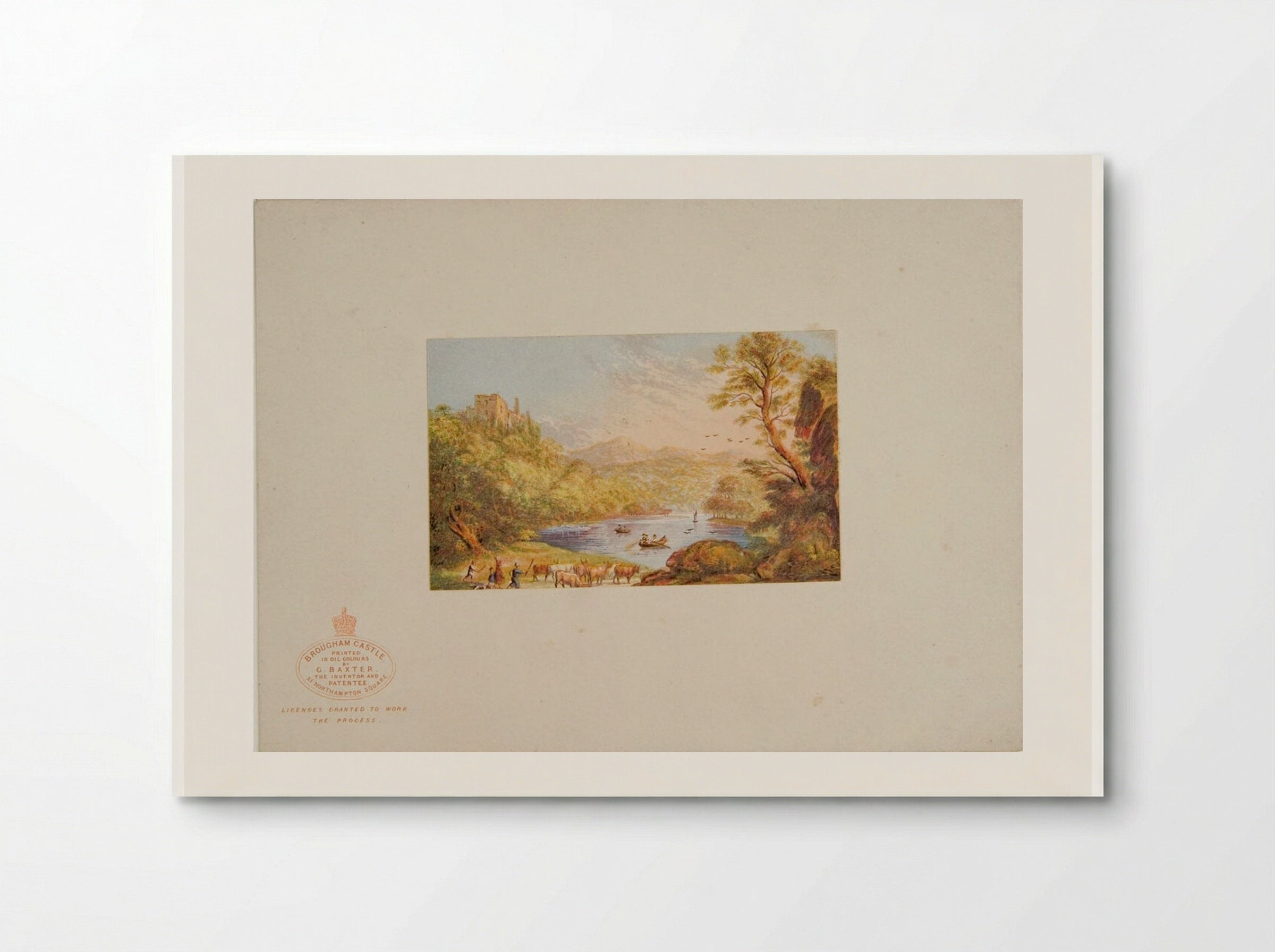 Brougham Castle - George Baxter - Poster
