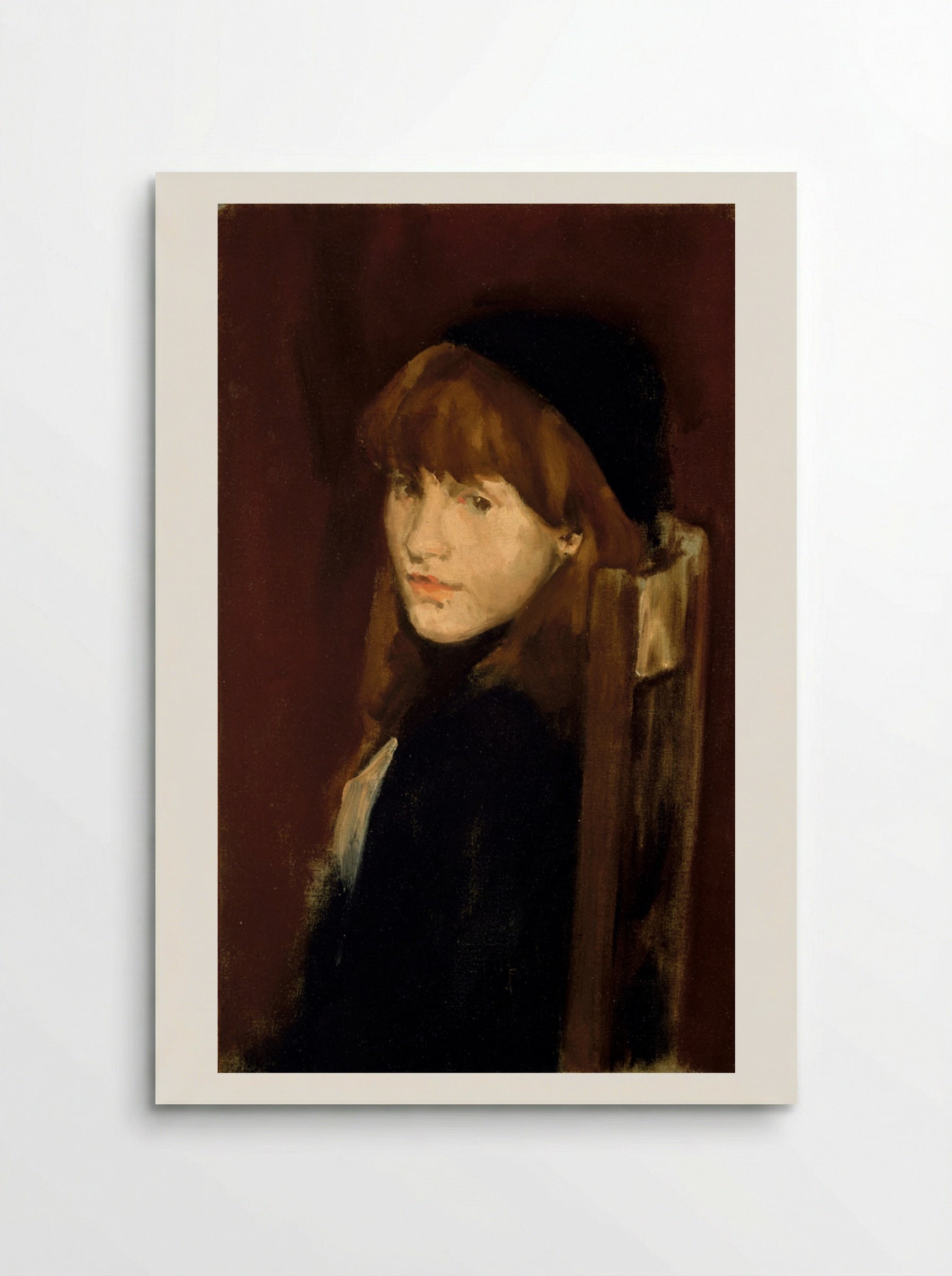 Brown and Gold: Lillie "In our Alley!" - James Abbott McNeill Whistler - Poster
