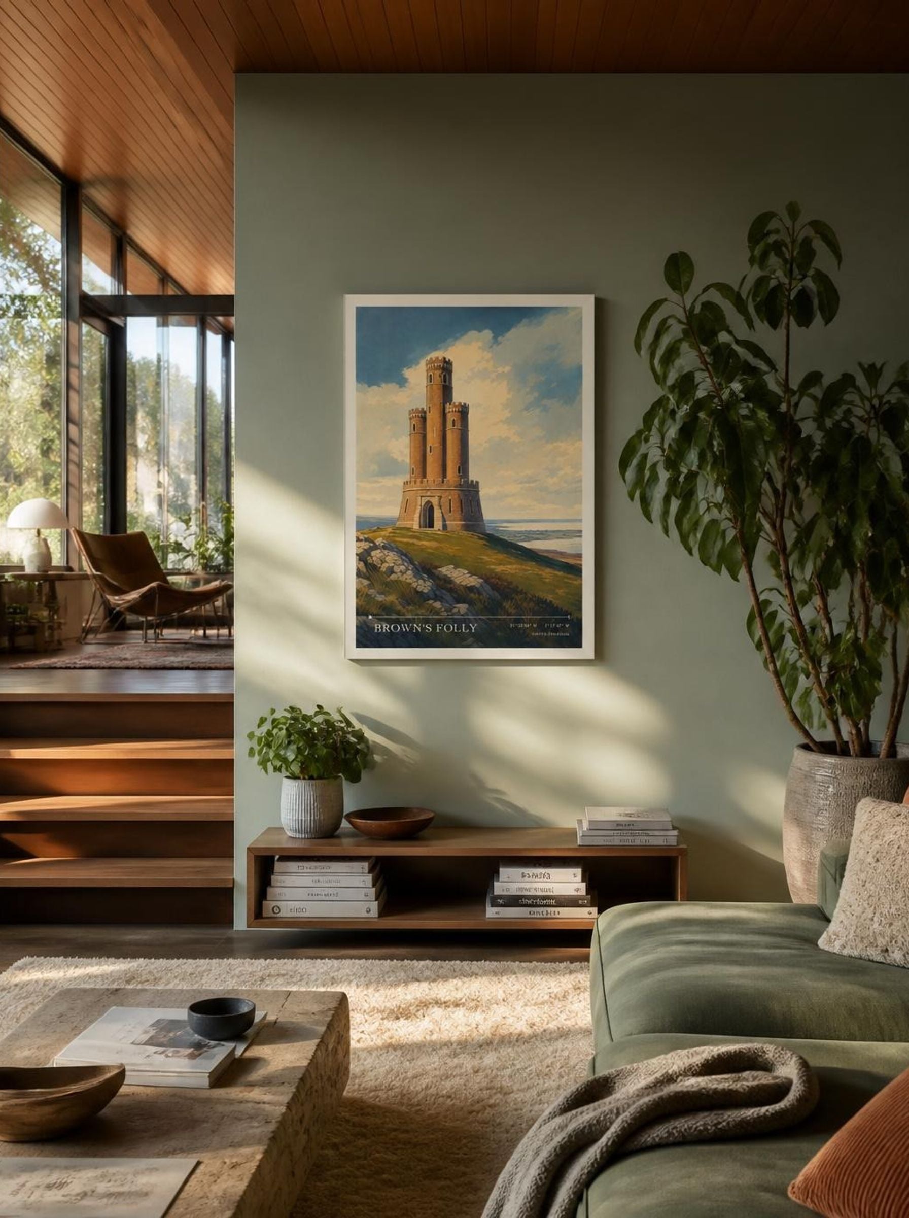 Brown's Folly United Kingdom Travel Poster - Lifestyle