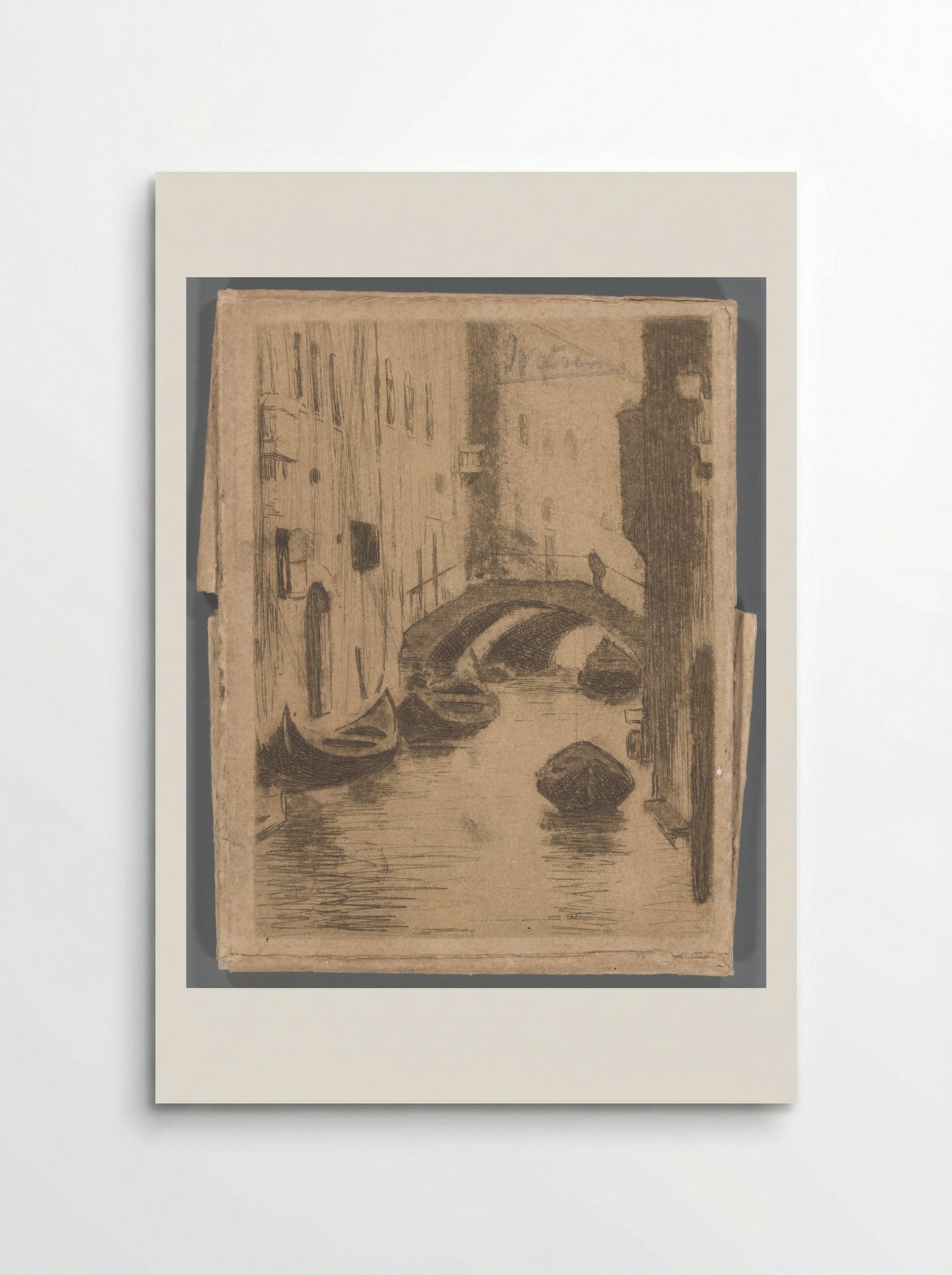 Brug over de Rio di San Toma, Venetië - Willem Witsen - Poster