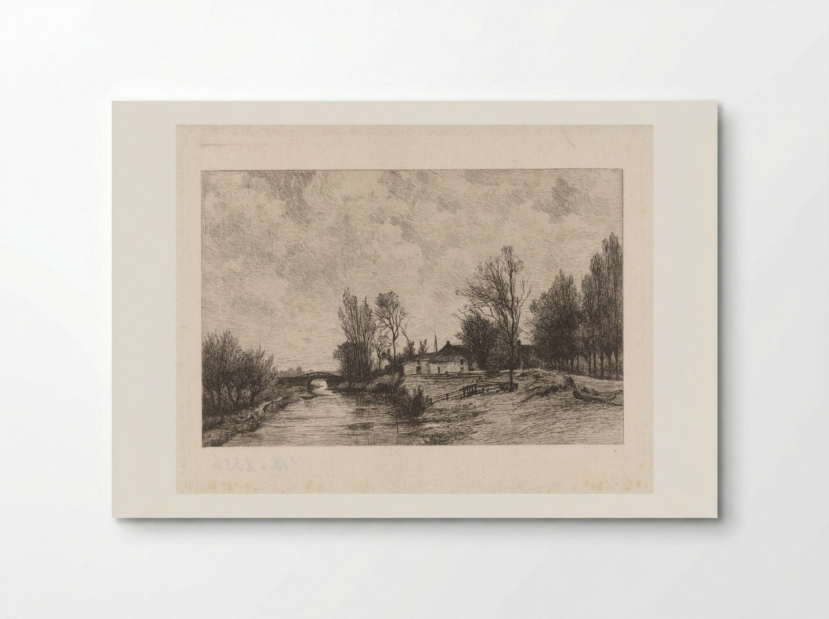 Bruggetje bij Beek - Willem Oppenoorth - Poster