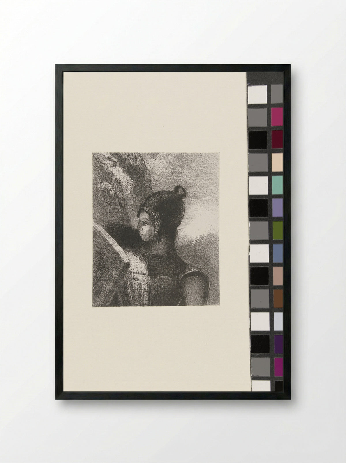 Brunhilde - Lemercier & Cie. - Framed Print Black
