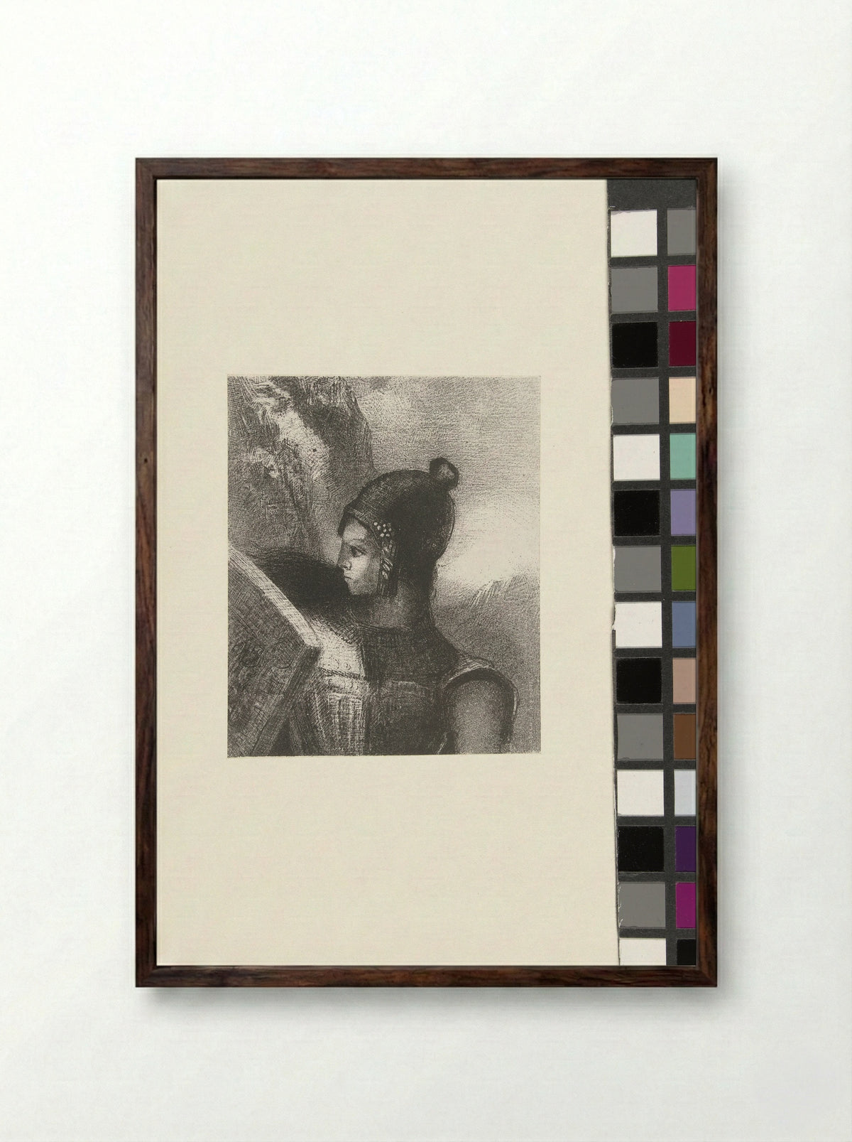 Brunhilde - Lemercier & Cie. - Framed Print Dark Wood