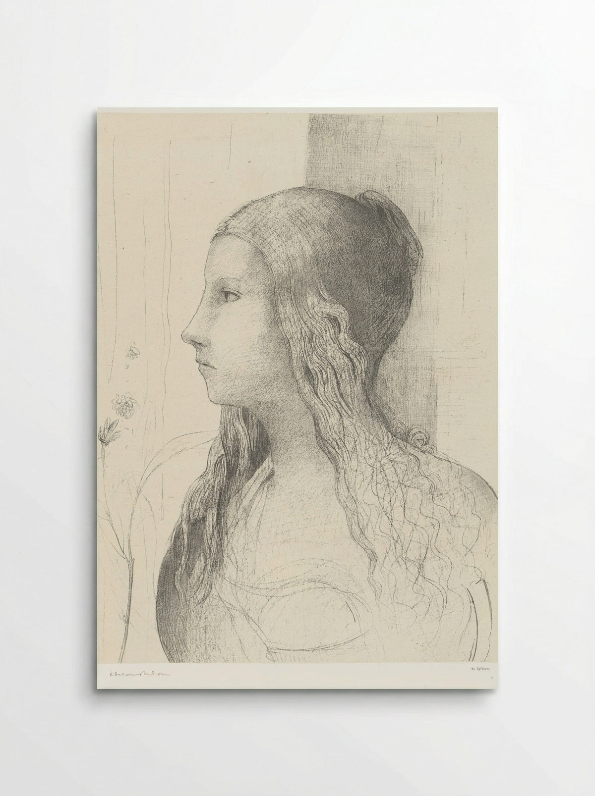 Brunhilde - Odilon Redon - Poster