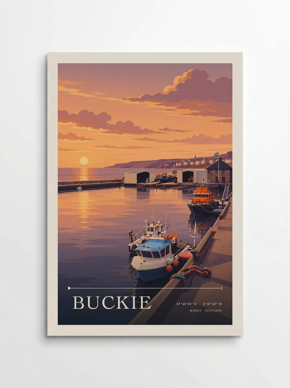 Buckie, Moray | Travel Poster - Poster