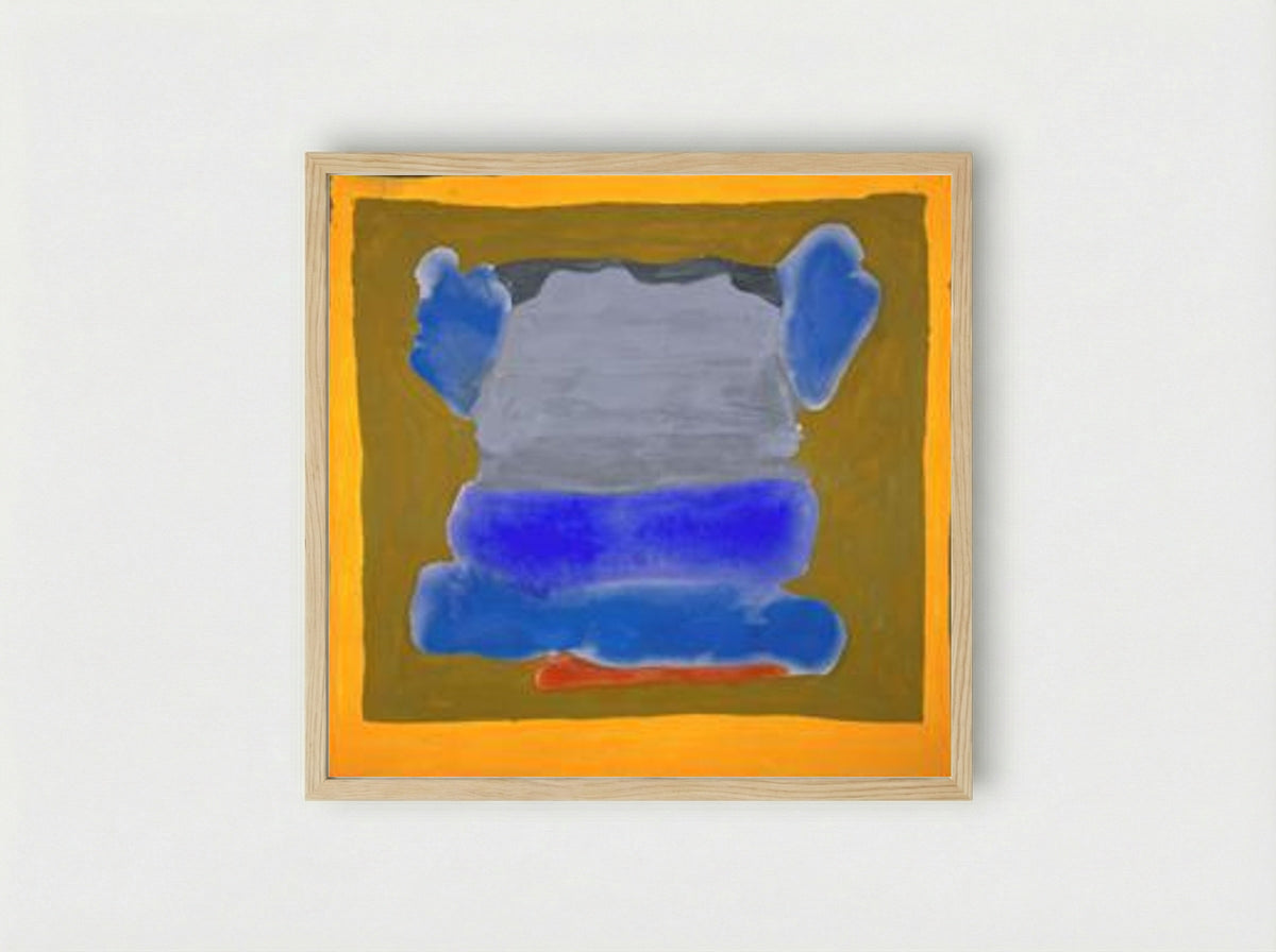 Buddha's Court - Helen Frankenthaler - Framed Print Wood