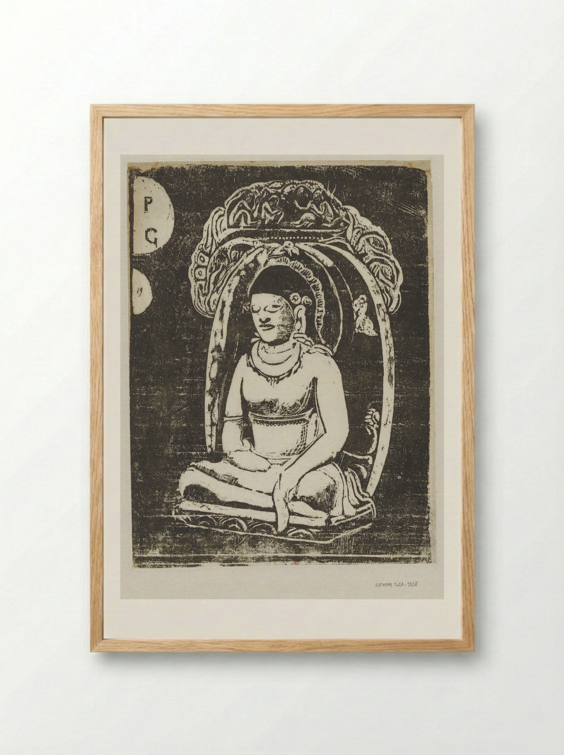 Buddha - Paul Gauguin - Framed Print Wood