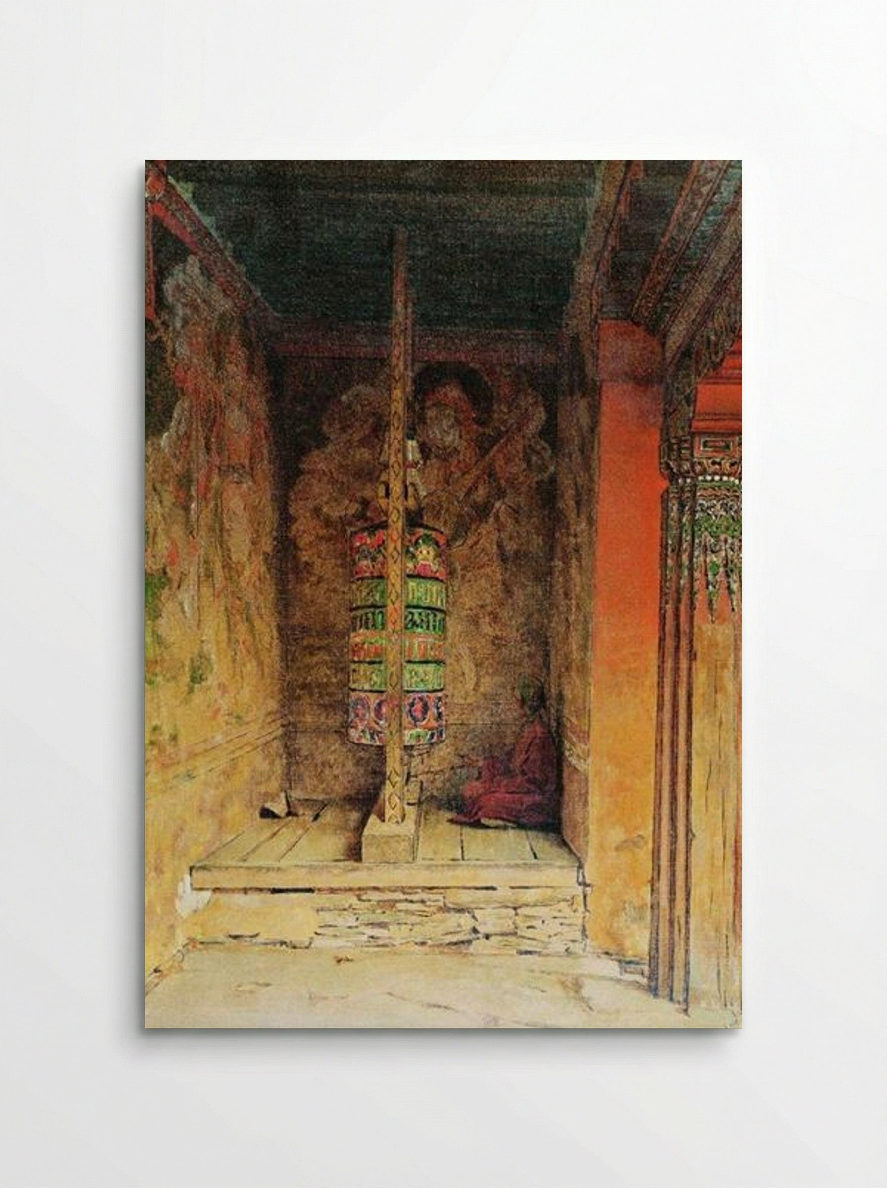 Buddhist Prayer Machine - Vasily Vereshchagin - Poster