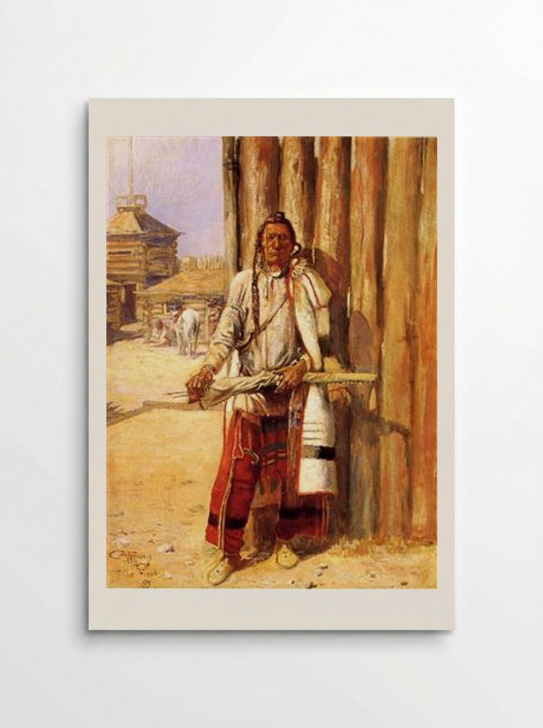 Buffalo Coat - Charles M. Russell - Poster