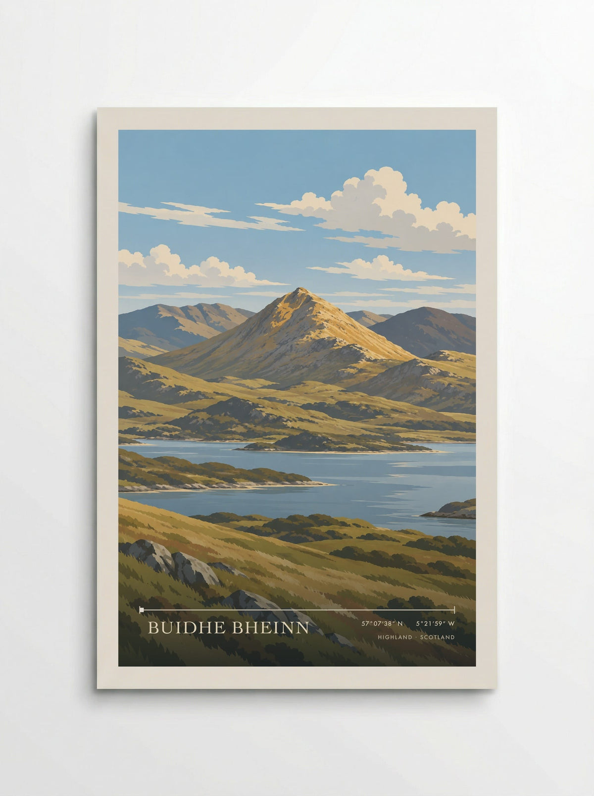 Buidhe Bheinn, Highland | Travel Poster - Poster