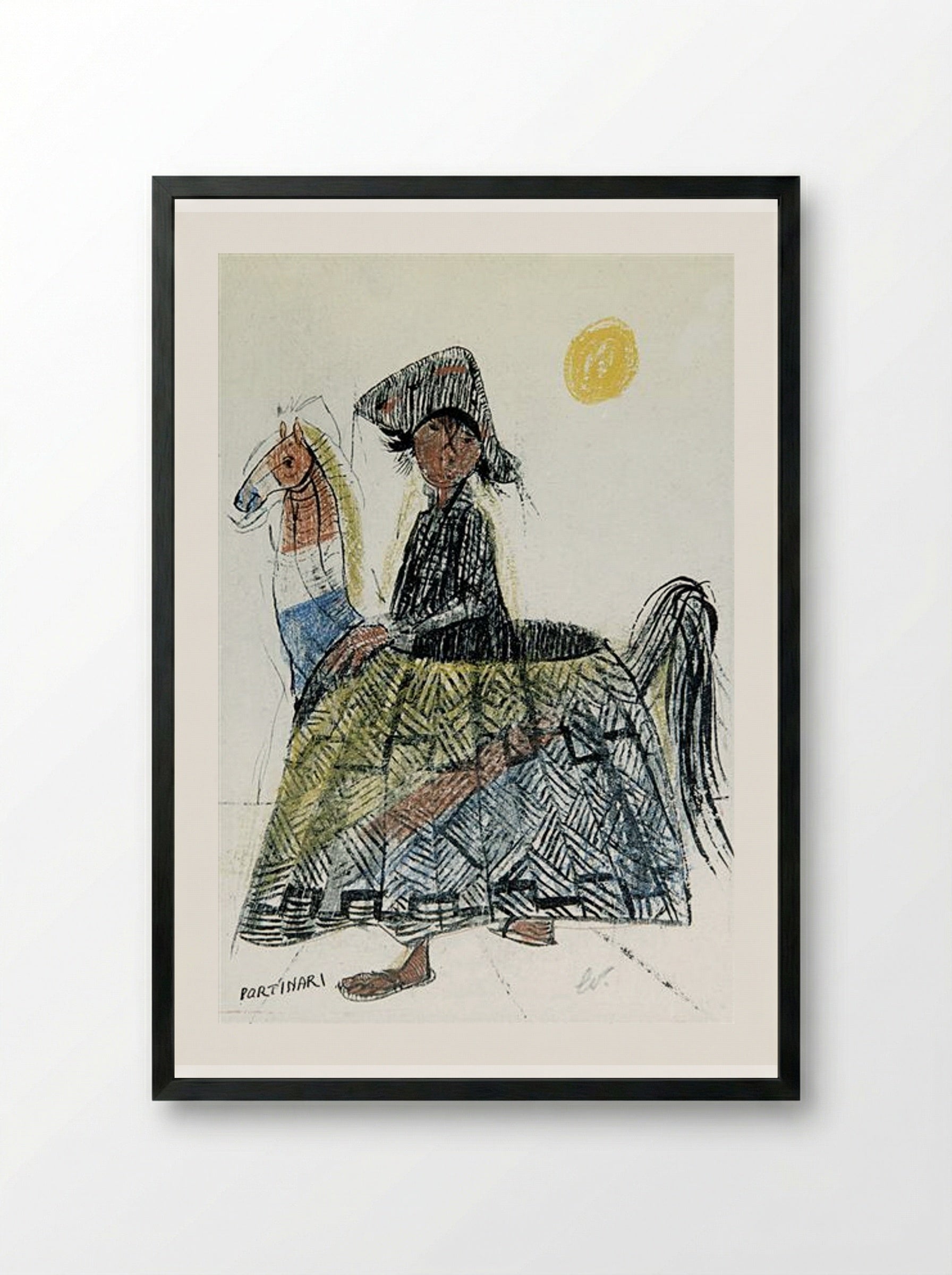 Bumba-Meu-Boi - Candido Portinari - Framed Print Black