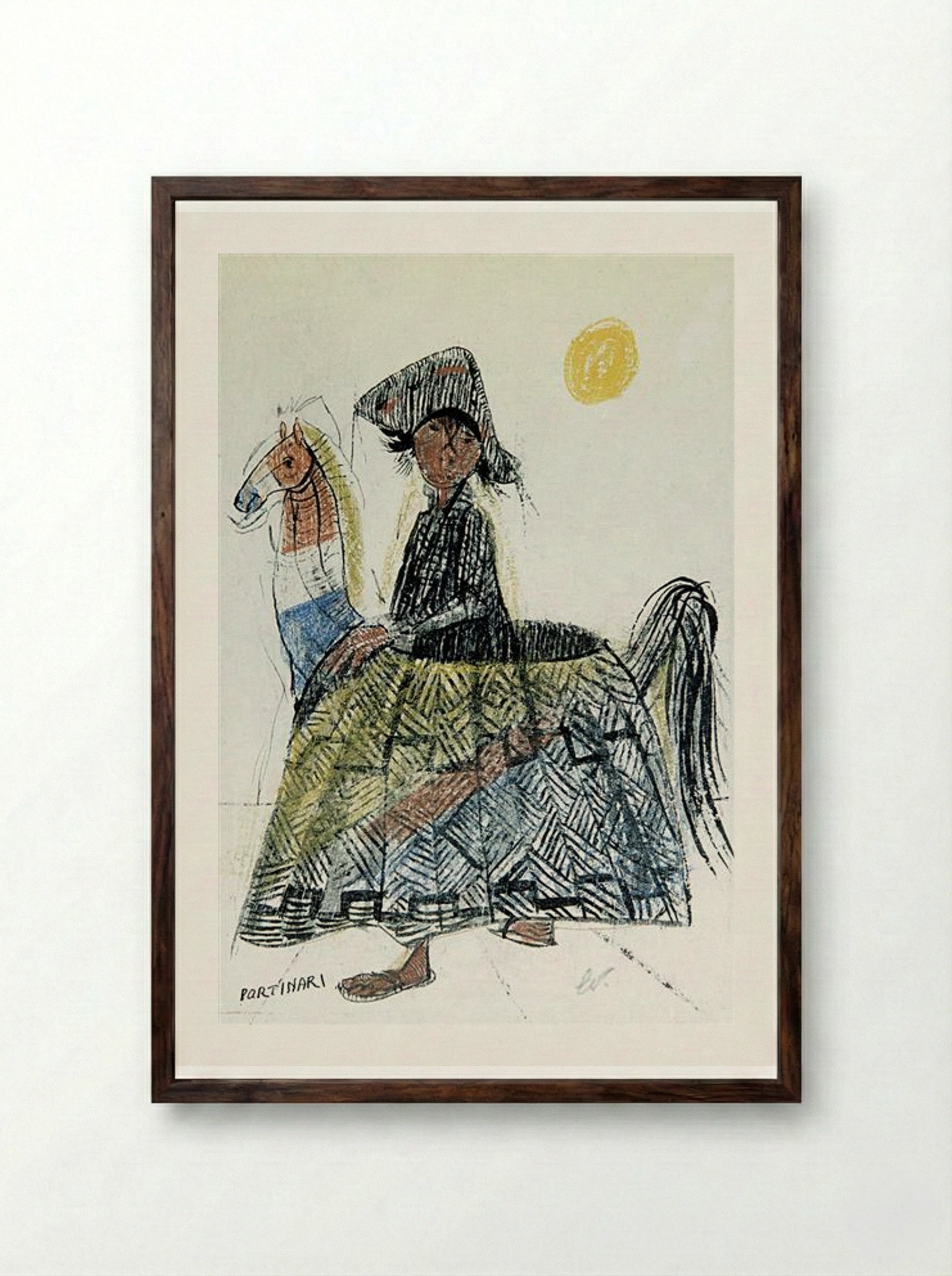 Bumba-Meu-Boi - Candido Portinari - Framed Print Dark Wood