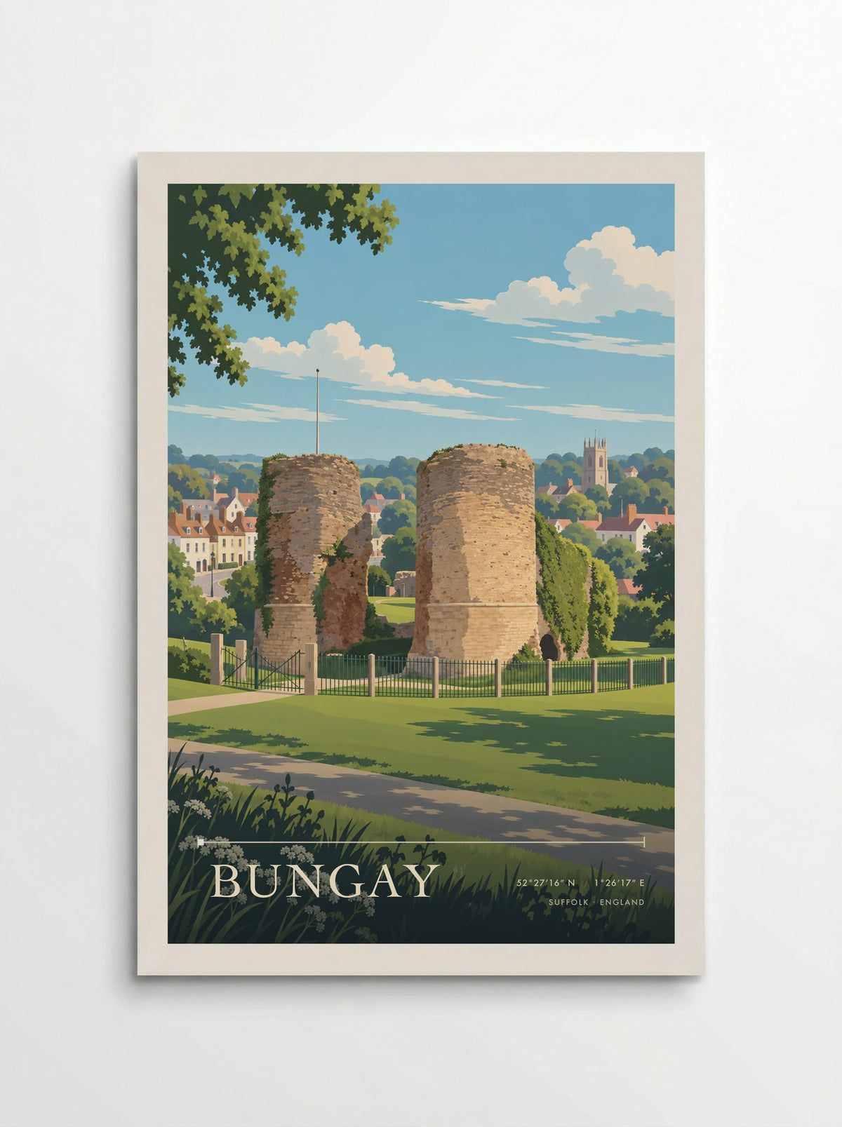 Bungay, Suffolk | Travel Poster - Poster
