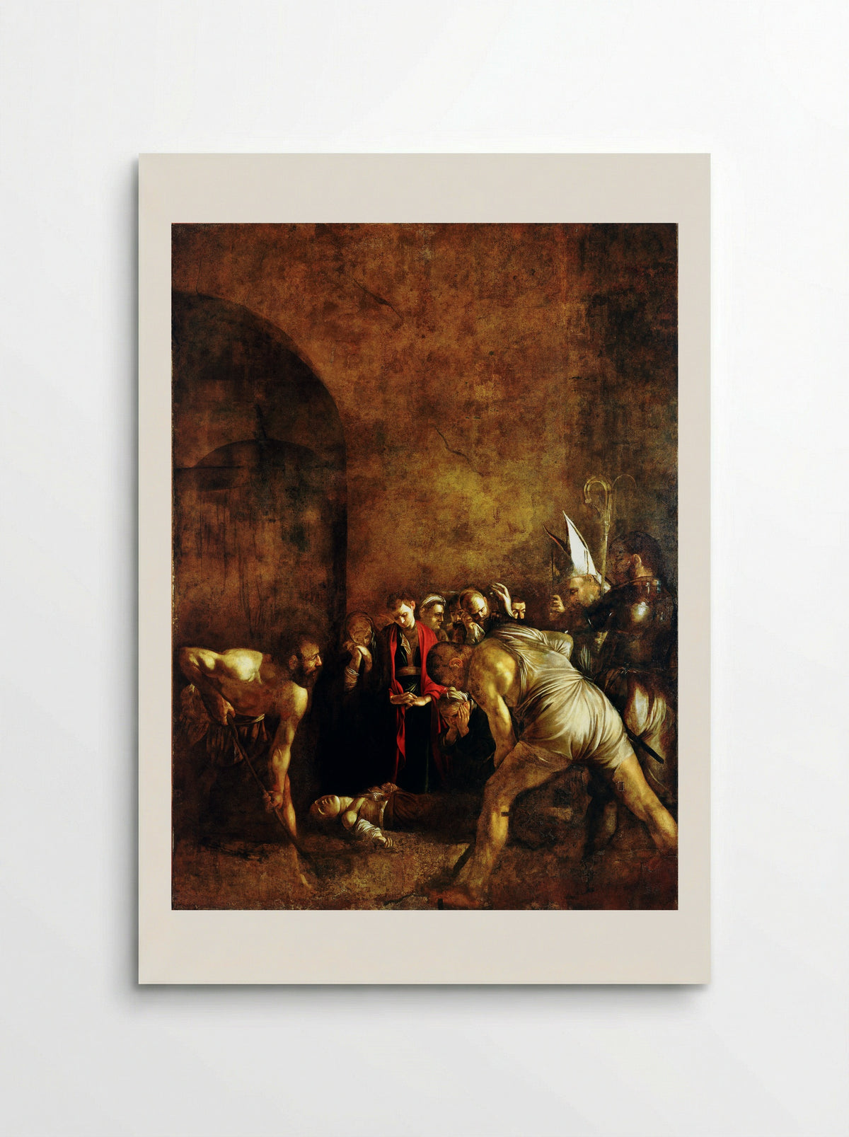 Burial of Saint Lucy - Caravaggio - Poster