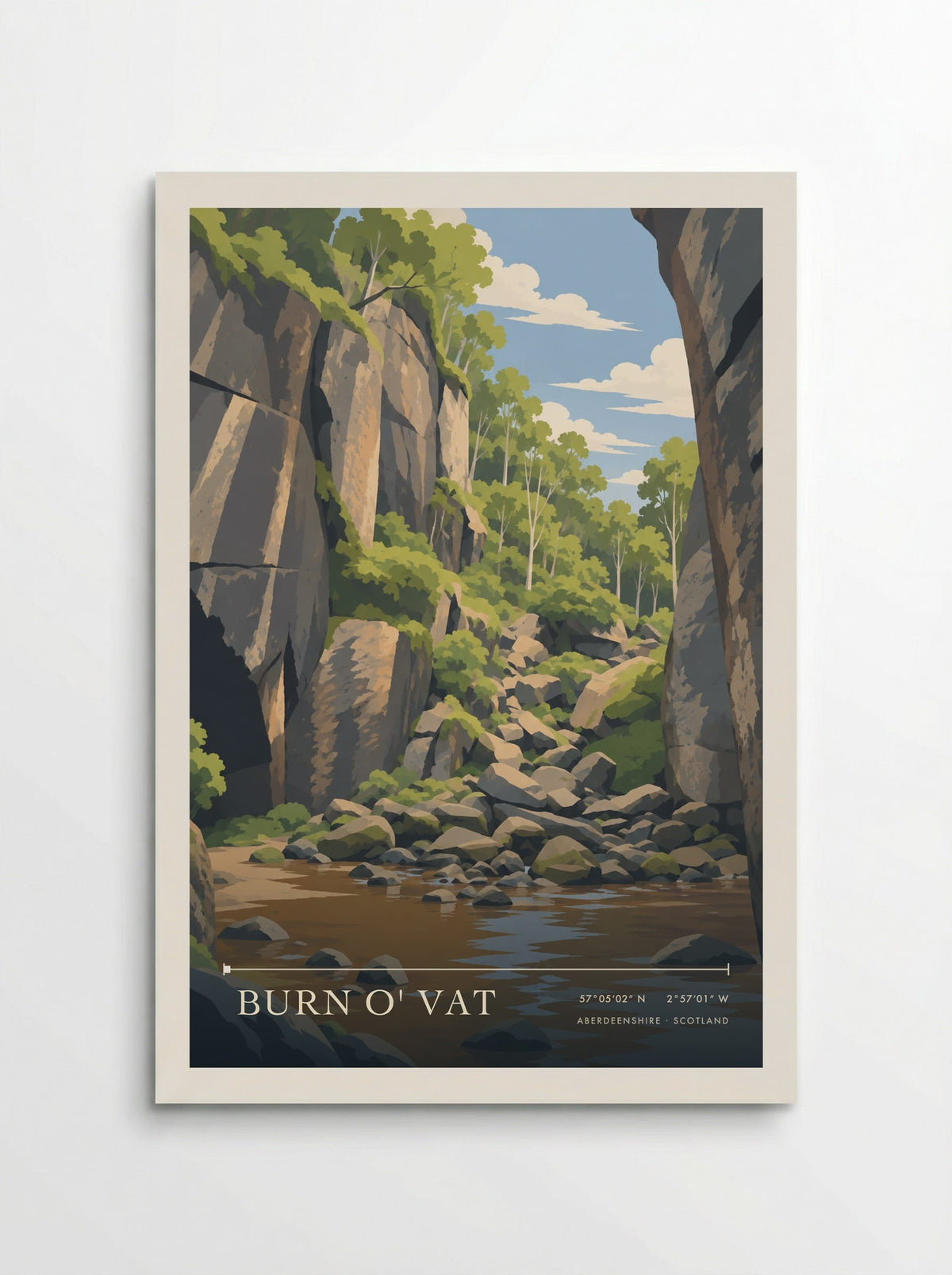 Burn o' Vat, Aberdeenshire | Travel Poster - Poster